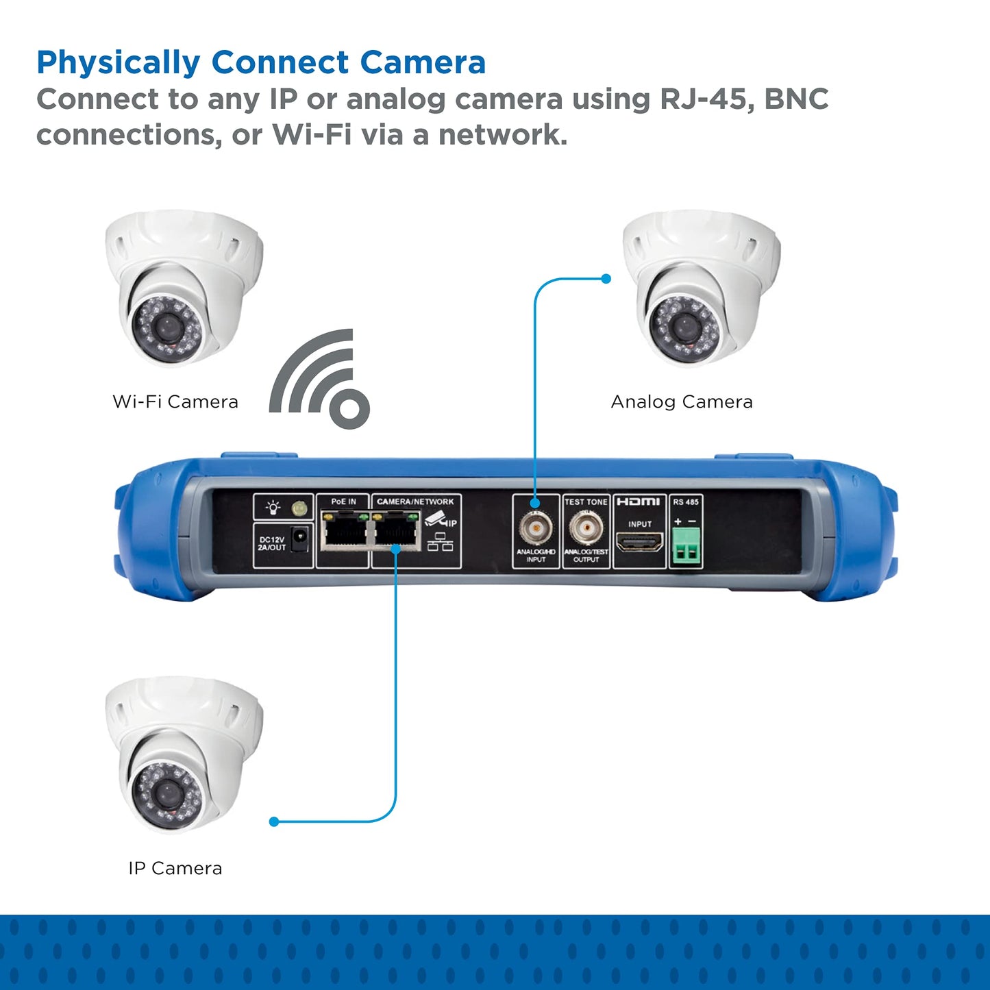 SecuriTEST IP CCTV Tester & VDV II Pro Cable Verifier Bundle | Professional IP Digital, HD Coax & Analog Camera Installation Kit | TREND Networks | R171000 & R158005