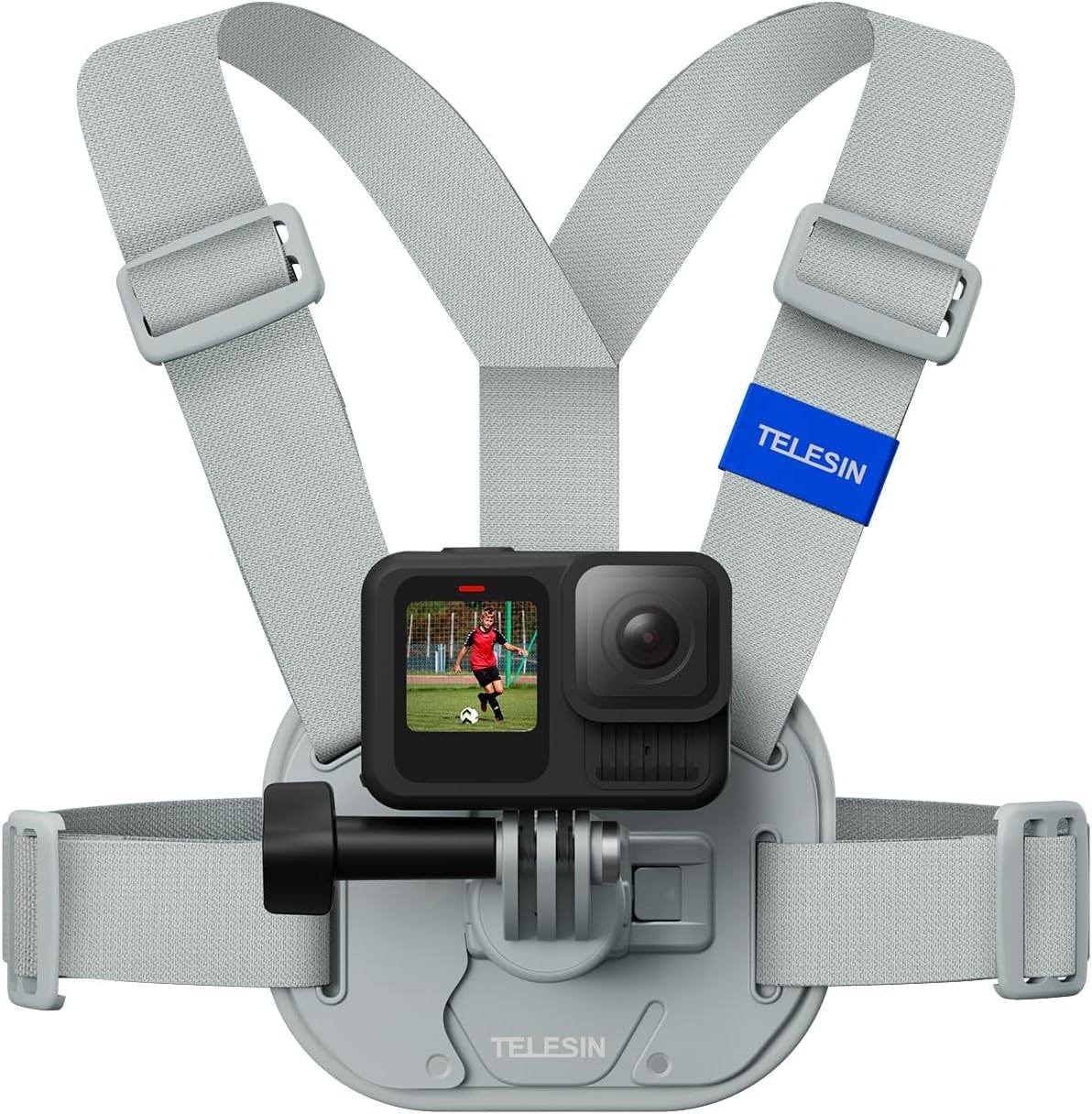 TELESIN 13 12 11 10, Insta360 X5, 6 5 Magnetic Chest Mount Quick Release Harness Strap Mount with Thick Cushion