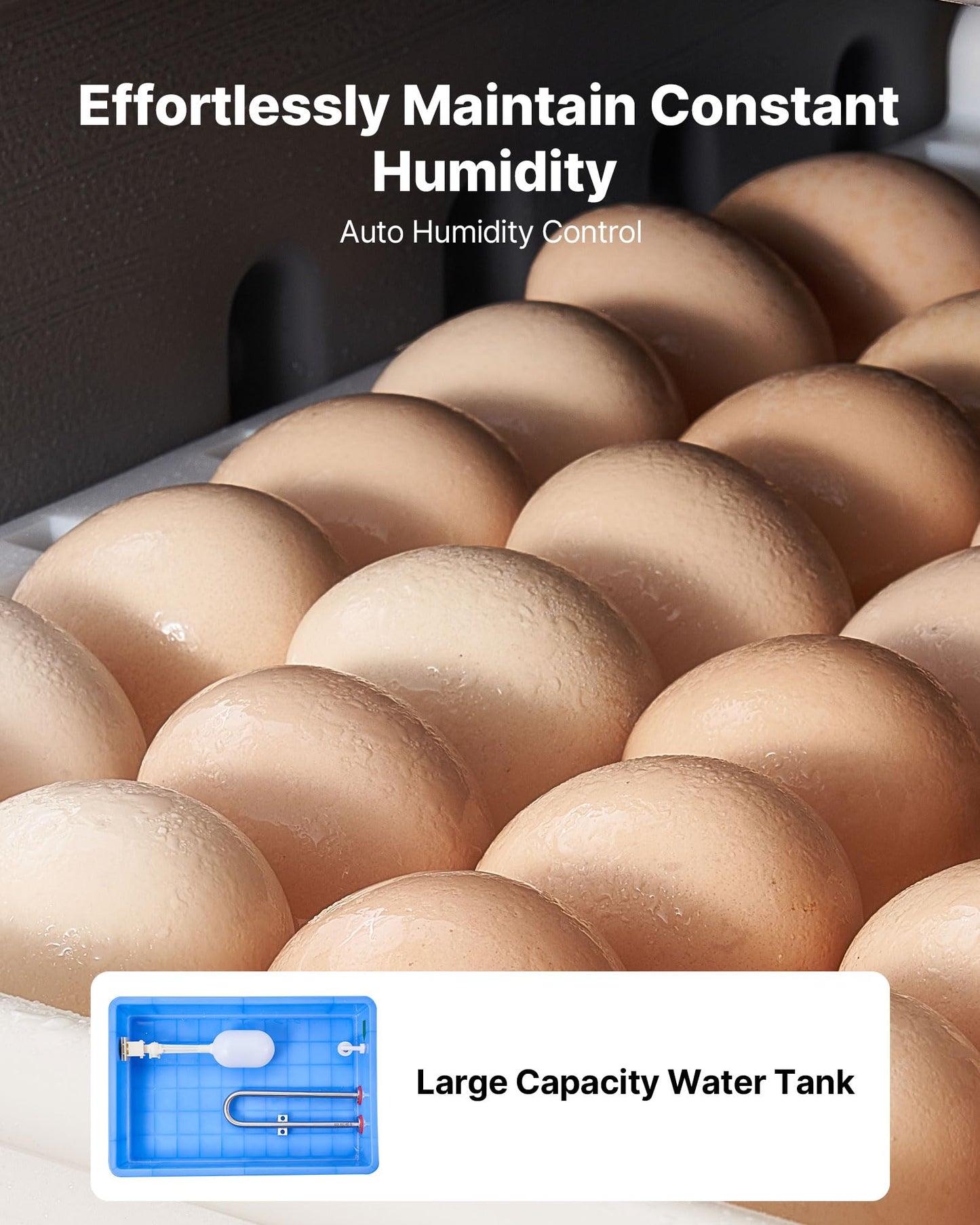 VEVOR 400 Egg Incubator, Poultry Incubator Cabinet with Automatic Eggs Turning, Temperature & Humidity Control, Heating & Cooling Egg Hatcher, Commercial Incubators for Hatching Chicks Ducks Goose