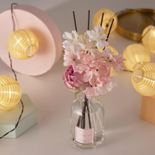 COCORRÍNA Reed Diffuser - Cherry Blossom Scent | 8.5 Fl. Oz (250ml) with 8 Sticks for Home Decor