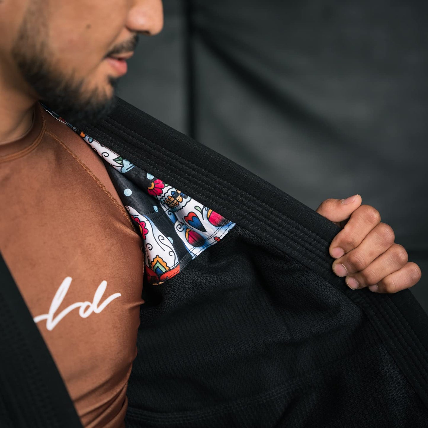 Gold BJJ Calavera Jiu Jitsu Gi - Ultra Strong Gold Weave Premium Kimono - IBJJF Competition Approved Uniform (Blue, A5)