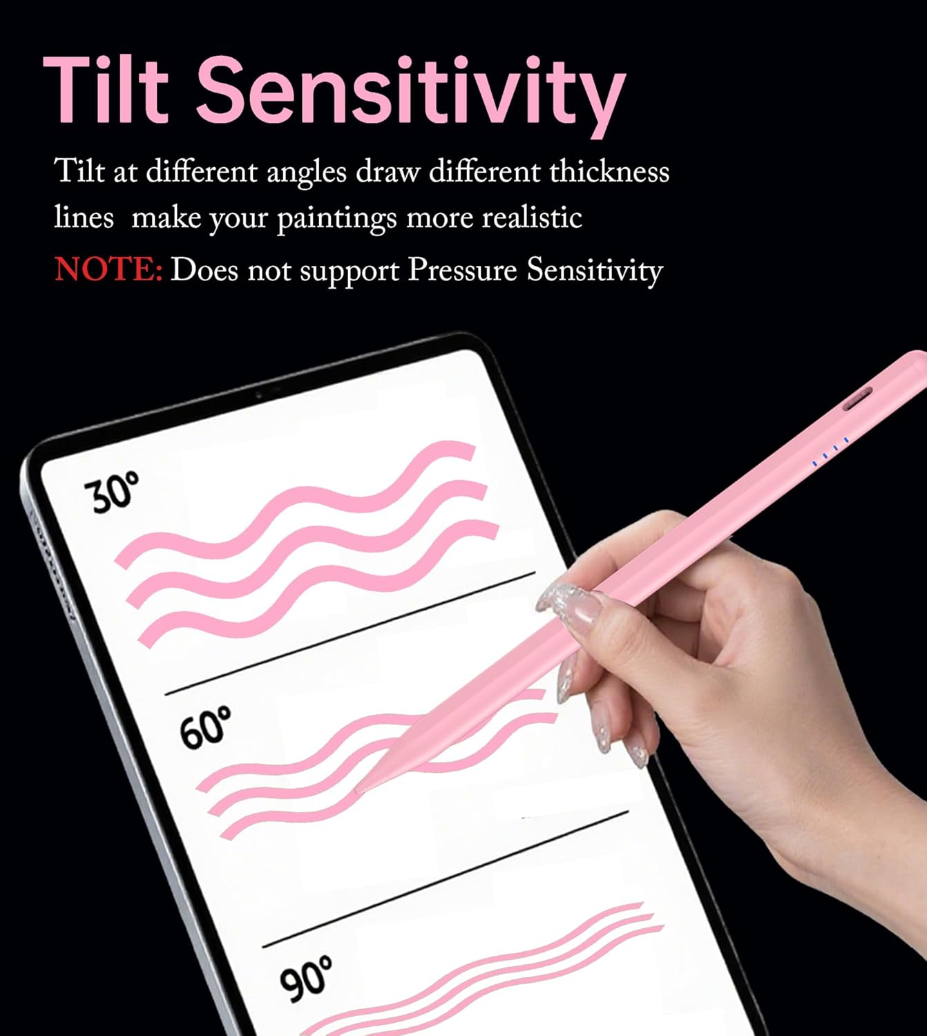 CMARS 2018-2025, 20Mins 6th-10th/A16, 11/12.9"/13"/M4, 3/4/5/M2/M3, 5/6 Stylus Pen for iPad Fast Charge for Apple