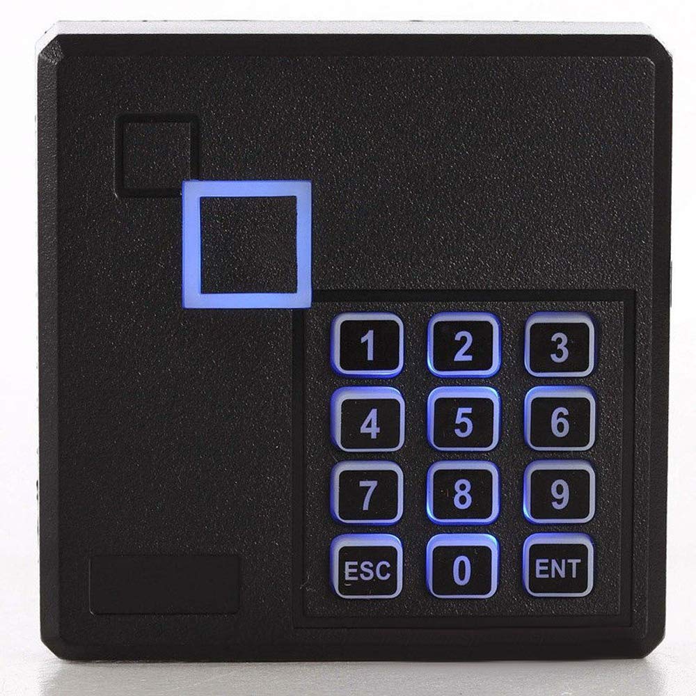 MENGQI-CONTROL TCP/IP Single Door Security Access Control System with 600lbs Electric Magnetic Lock Exit Motion Sensor 110V-240V Power Supply Box FRID Keypad Reader