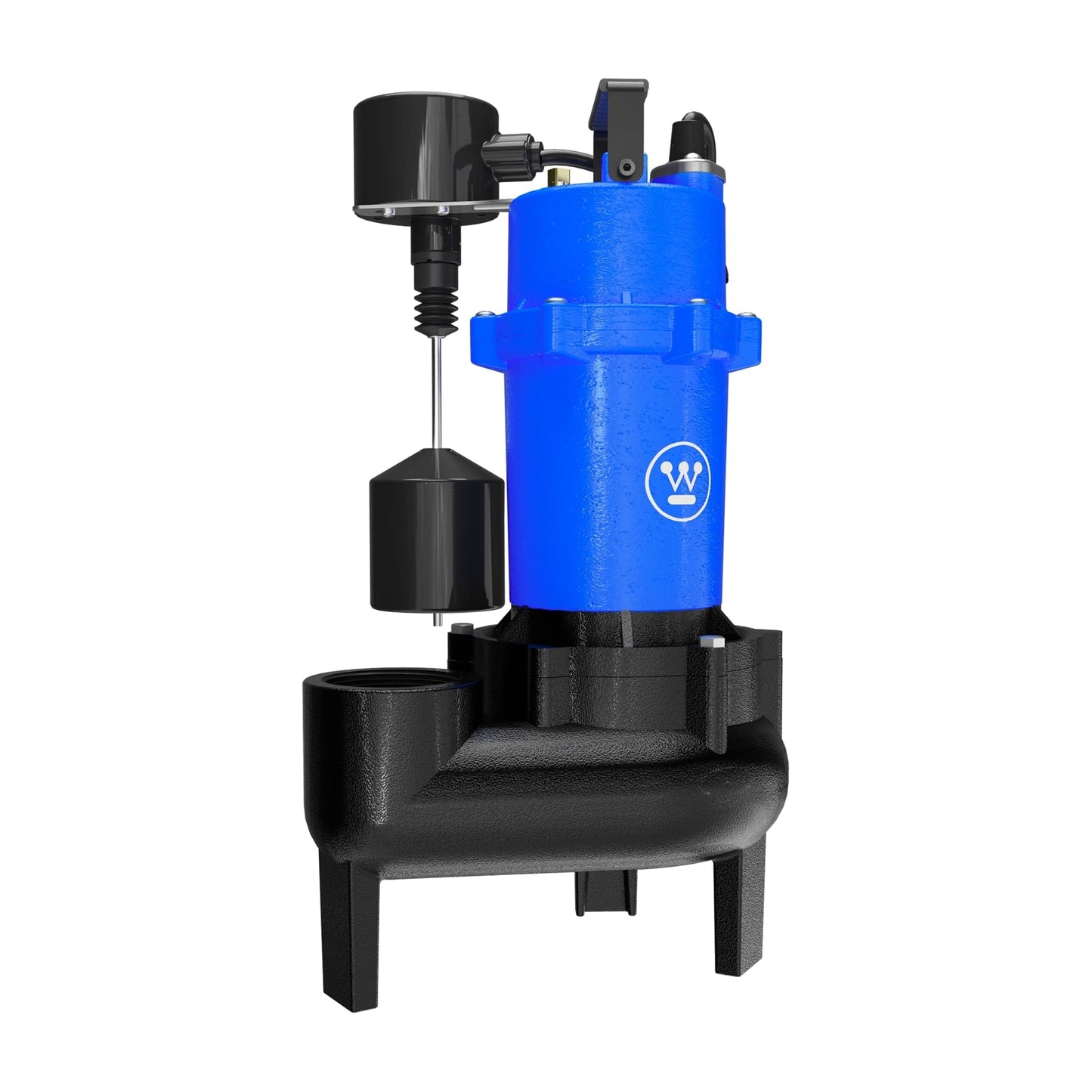 Westinghouse Sewage Pump, 6,500 GPH 1/2 HP Submersible Sump Pump with Vertical Float Switch, 2" Discharge for Basement & Septic Applications
