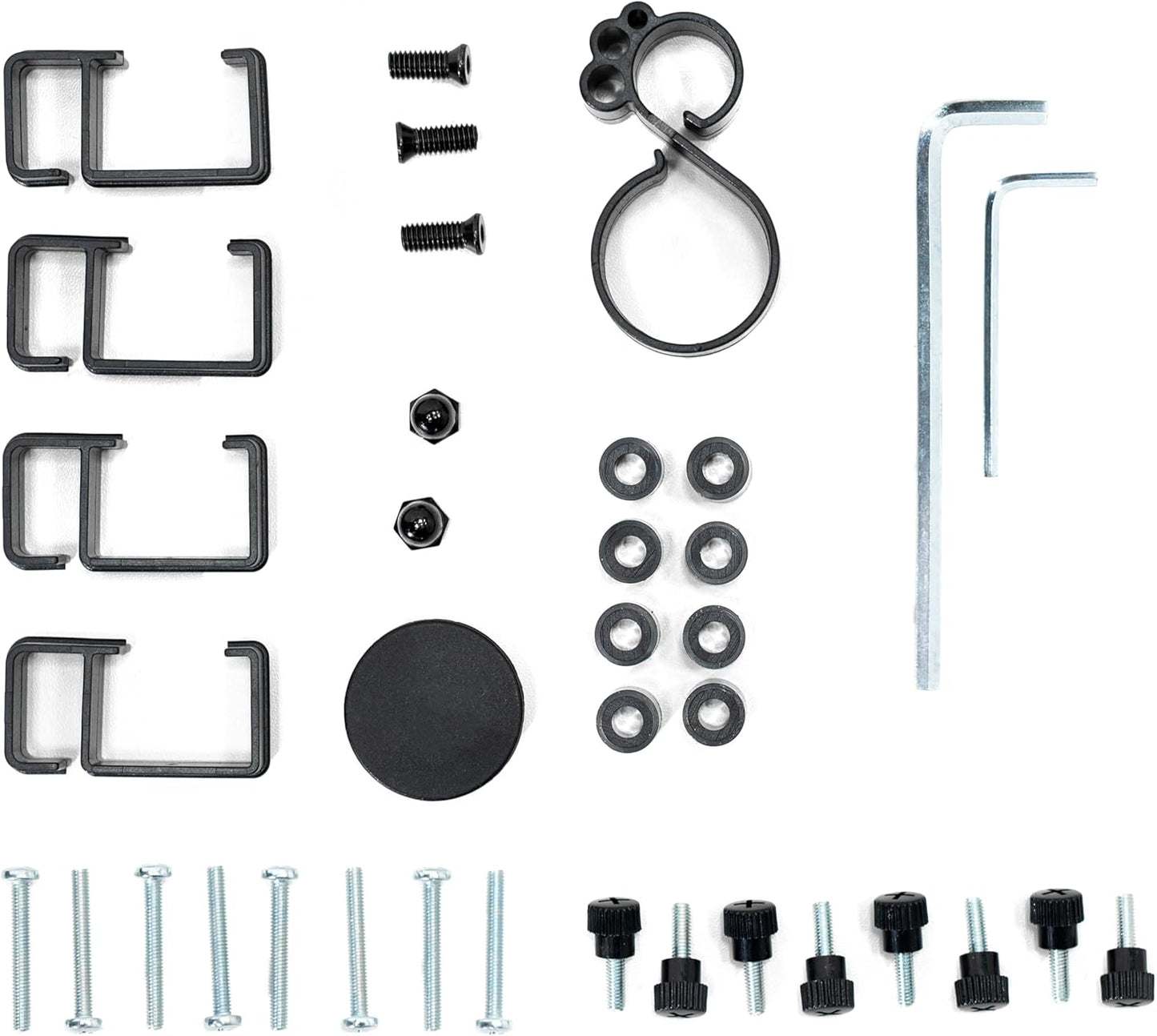 VIVO Pack PT-SD-HP02 Hardware for Monitor Stand, Includes Pole Cap, Cable Clips, Screws, Spacers, Allen Wrenches