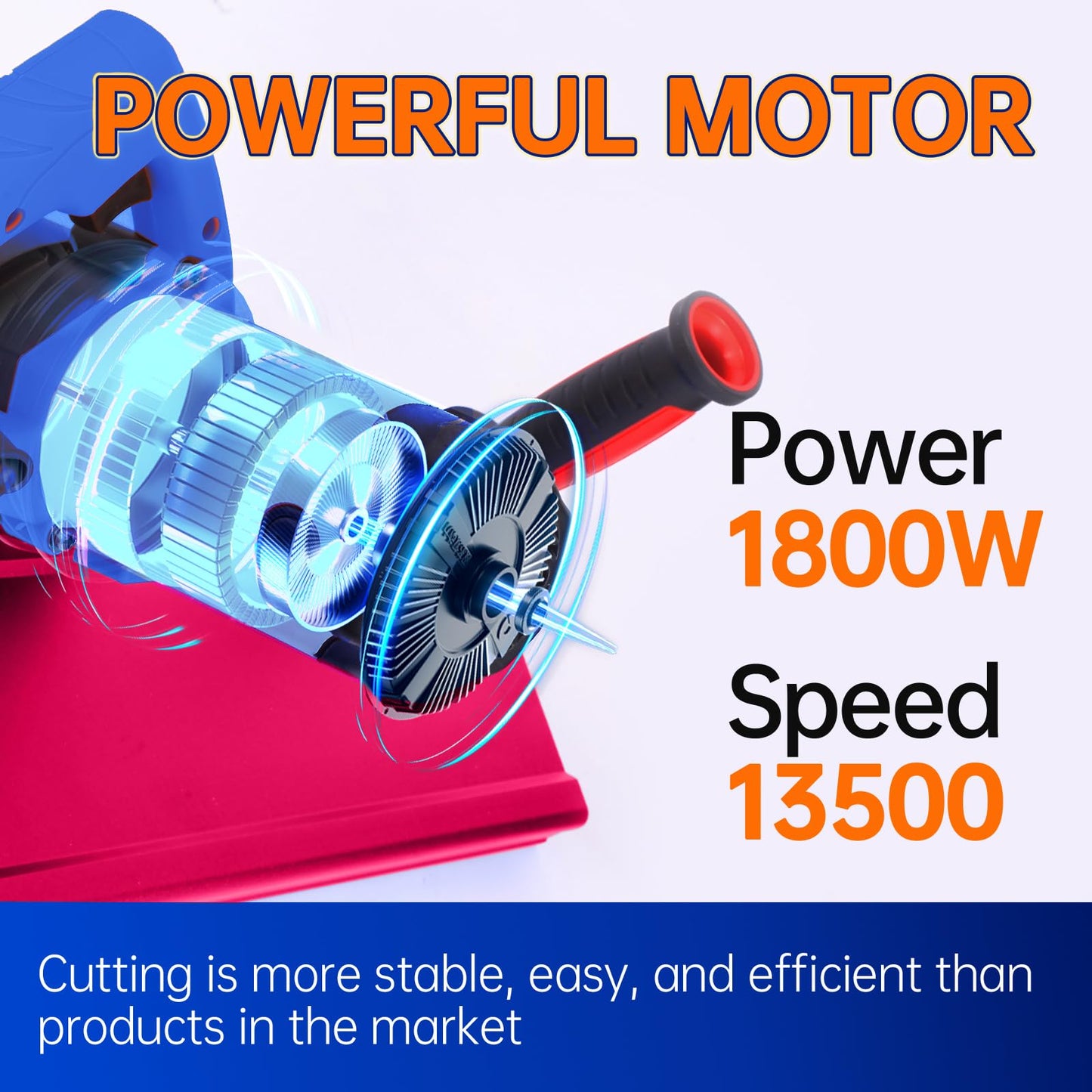 1800W Tile Beveling Tool, 43° Chamfer Machine with 16-Roller Base, Water Cooling & Dust Bag, Edge Bevel Cutter for Porcelain, Ceramic Tile, Marble & Stone