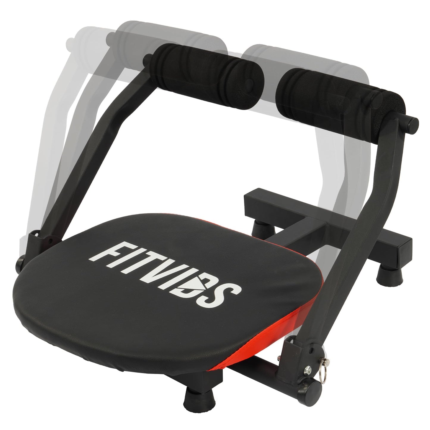 Fitvids Ab Crunch Total Body Workout with Resistance Bands, Instruction DVD and Exercise Guide Chart