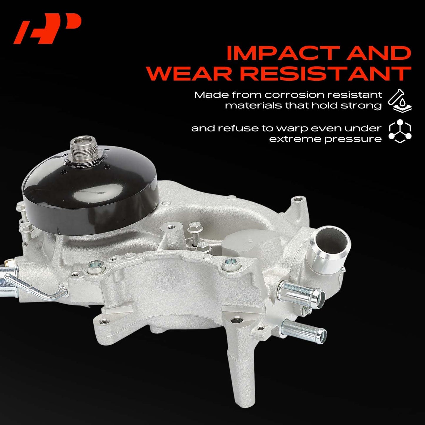 A-Premium Engine Water Pump with Gasket Compatible with Chevrolet Silverado 1500 2019-2021, Tahoe 2021, Suburban 2021 & GMC Sierra 1500 2019-2021, Yukon 2021 & Cadillac Escalade 2021, Escalade ESV
