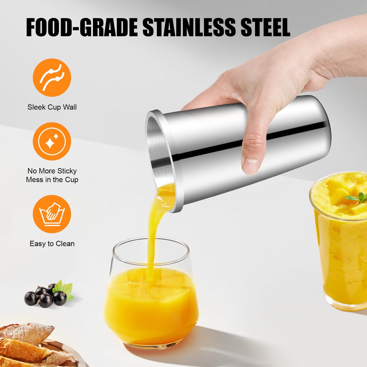 NenoBeo 3 Heads Milkshake Mixer Commercial Drink Mixer Machine,Stainless Steel Triple Head Milkshake Maker with 18000RPM High Speed Motor,Milk Tea Smoothie Mixer for Cafe Restaurant Ice Cream Shop Bar