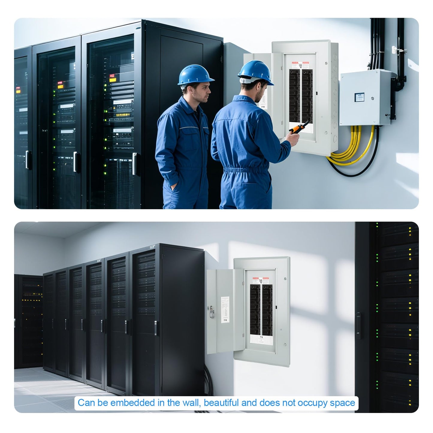 THQL Circuit Breaker Panels,20-Space, 125A Circuit Breaker Distribution Box, 120V/240V Circuit Breaker Electrical Enclosure,Indoor Main Lug Load Center