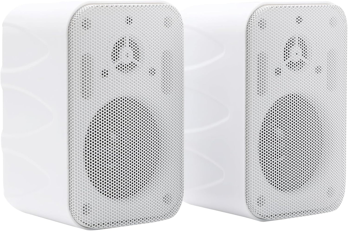 Diinpaul 3.5 inch Outdoor Speakers Wired, Waterproof Wall Mount Speakers, Ideal for Patio, Poolside, Garage, Pair