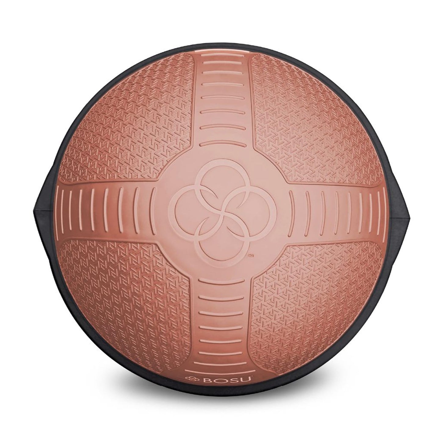 Bosu NEXGEN Balance Strength Trainer, Multi-Functional 26" Exercise Ball, Home Gym Equipment for Full Body Workouts, Rose Gold with Gray Rim