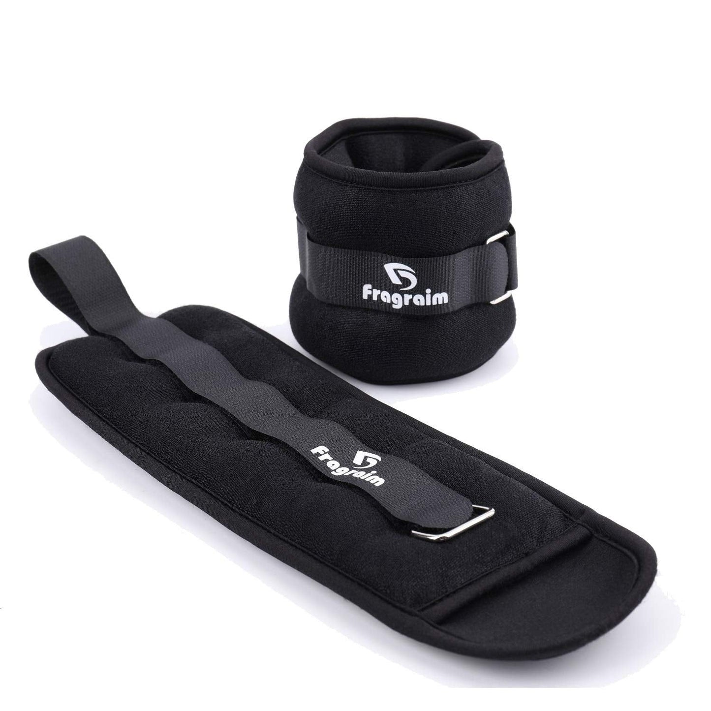 Ankle Weights, 3 Lbs X 2 Wrist Leg Arm Weights for Women and Men, Comfortable and Soft, Pretty Sturdy, Perfect for Dancing, Running, Walking, Fitness, Workout, Physical Therapy - Black