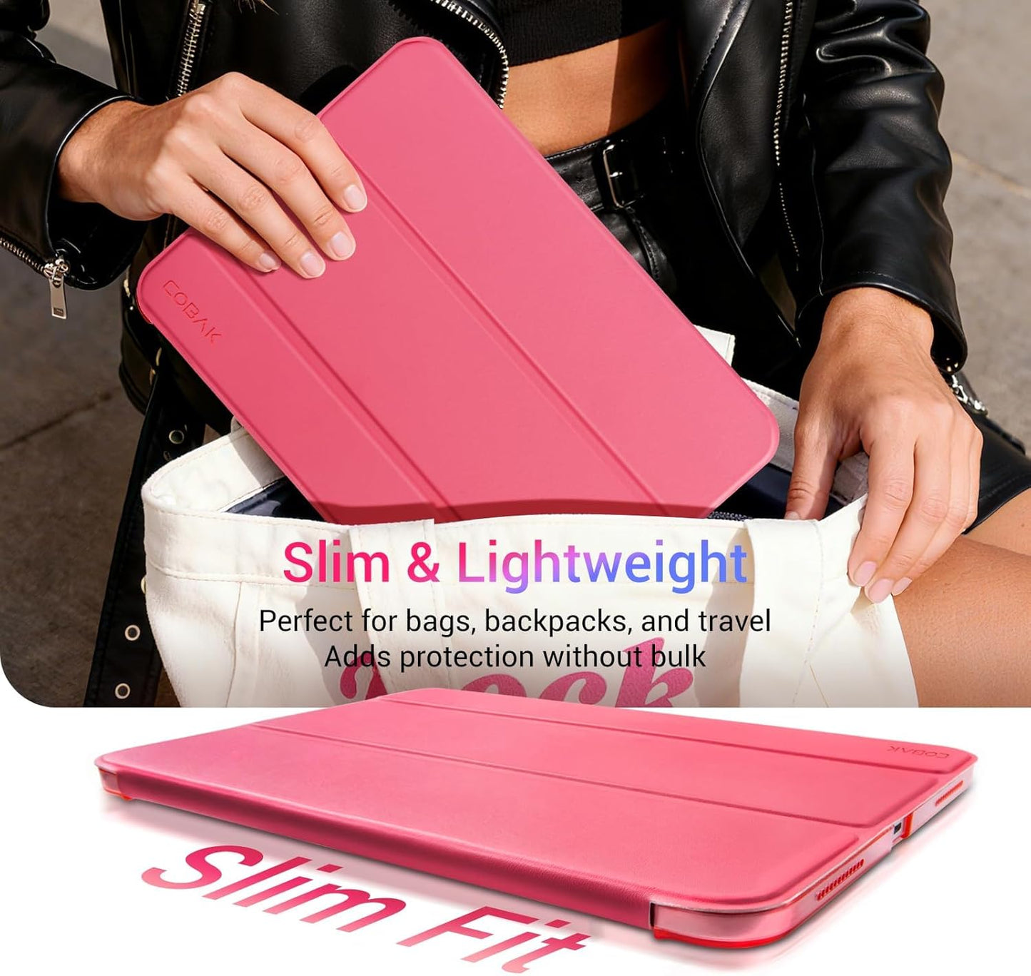 CoBak (A16) 11th 11 Inch 2025, 10th 10.9 inch 2022, Case for iPad Generation iPad Generation Slim Stand Protective