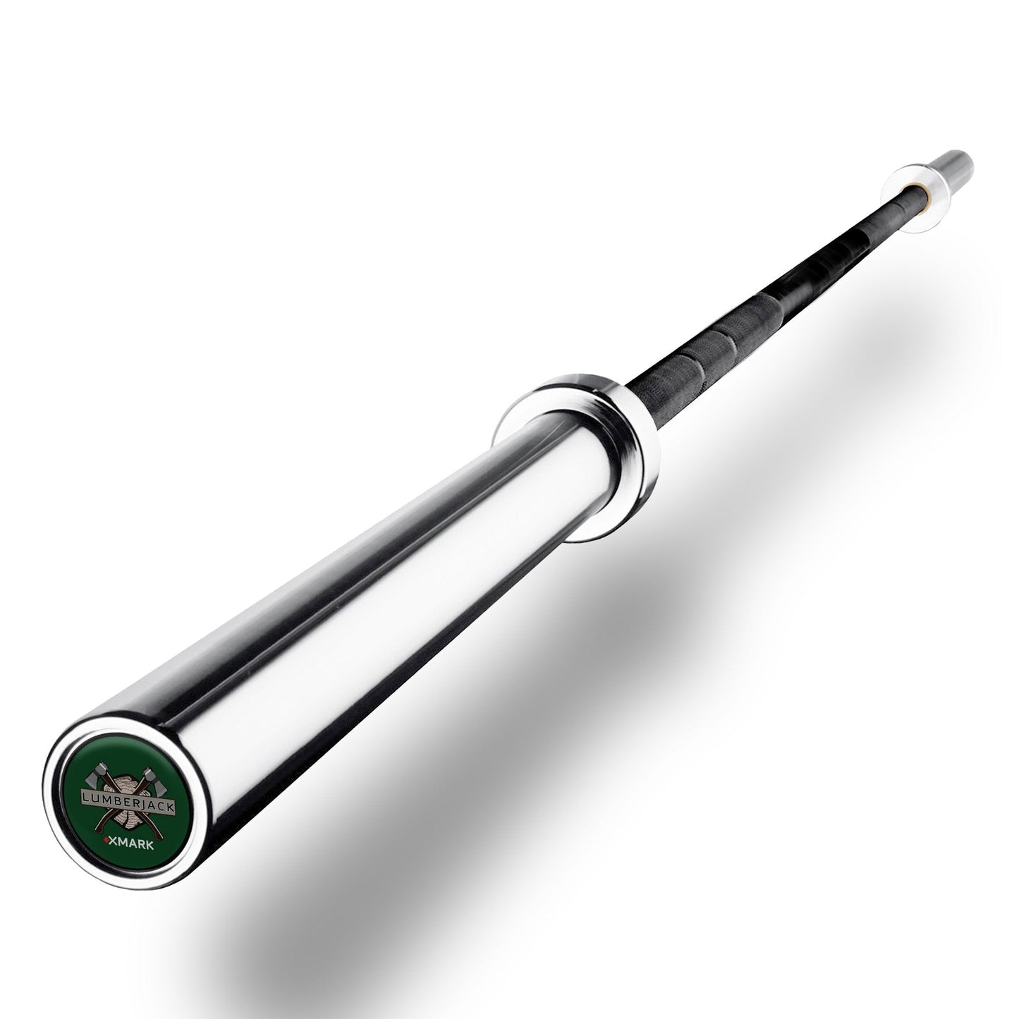 XMARK Lumberjack 7 Ft Olympic Barbell, 28mm Bar for Squat Bench Deadlift & Olympic Lifts, 1000 lb Capacity, 2-Inch Weight Bar for Home Gym