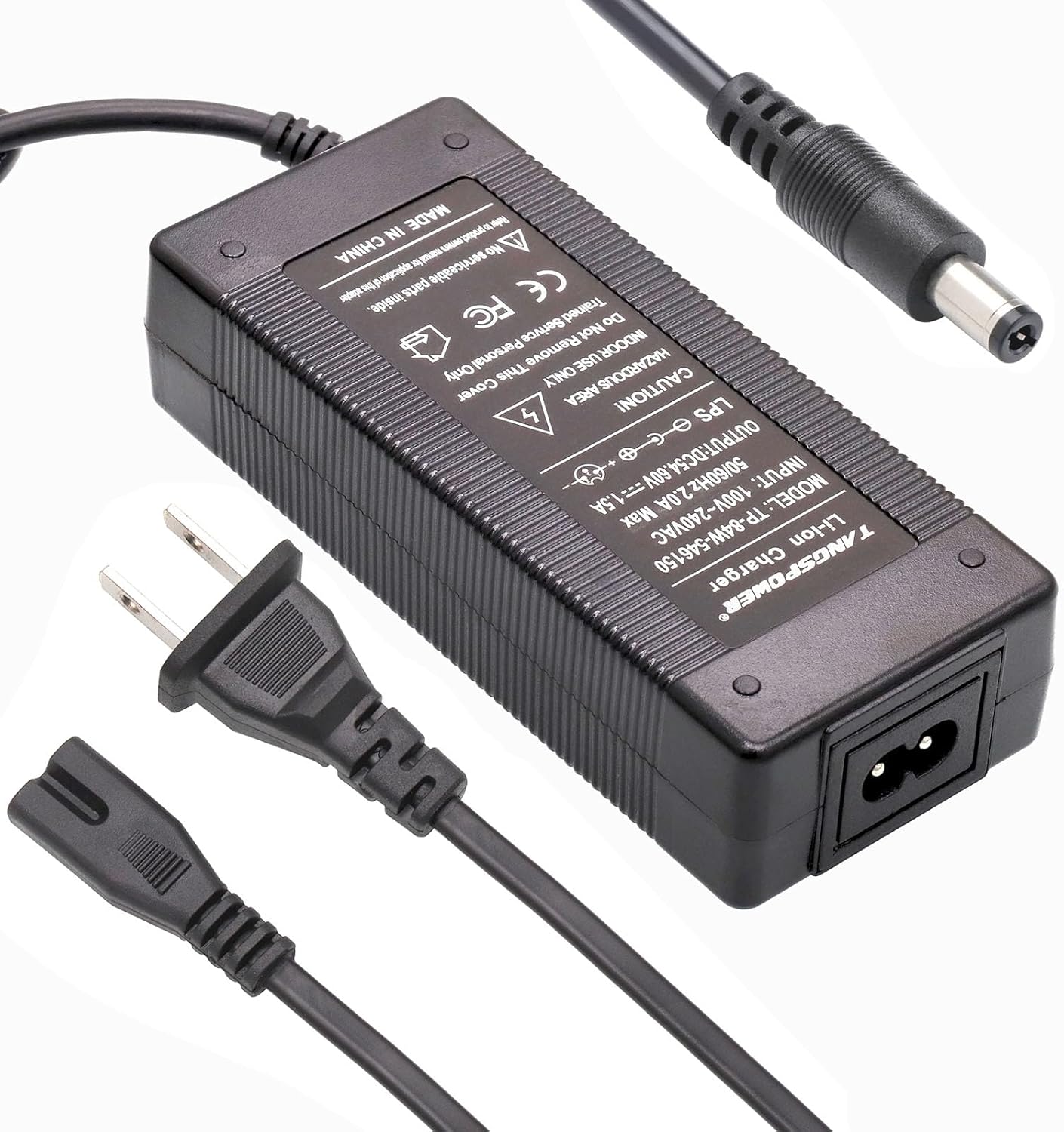 TANGSPOWER 48v 54.6V 48Volt 48V 13S 5.5 Battery Charger Power Supply Adapter Charger for JetsonHaze Lithium-ion Battery