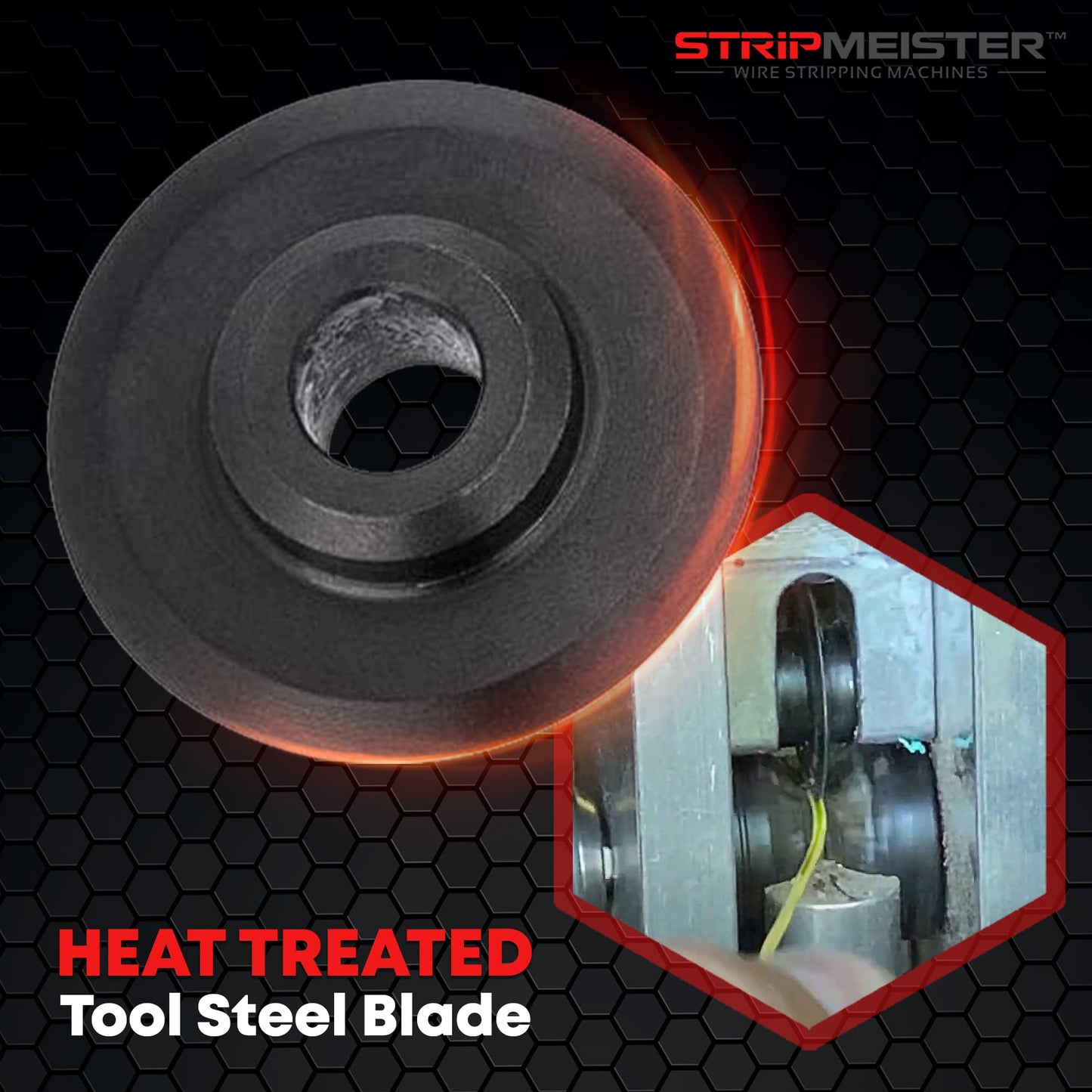 StripMeister Original Wire Stripping Machine & E250 Blade Replacement Kit - Drill Powered Stripper Tool, Made Easy (Bundle)