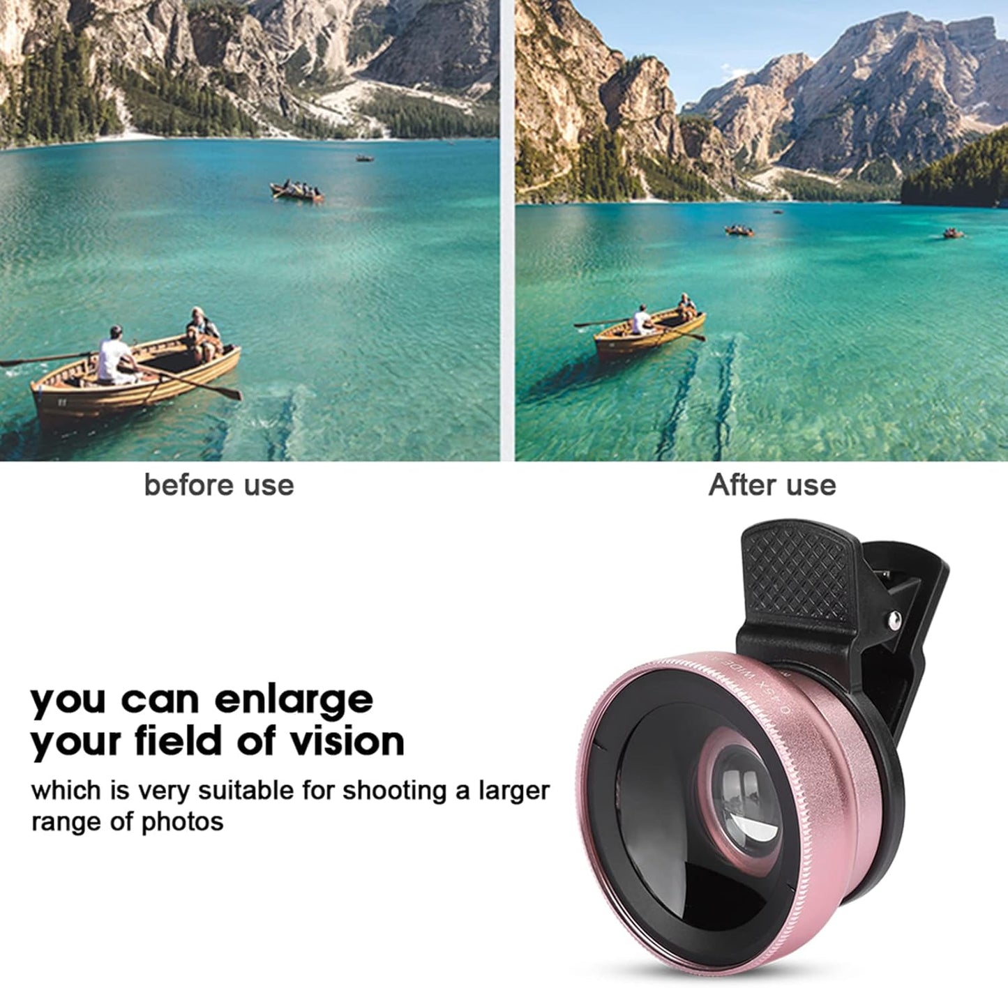 Cuifati 12.5X 0.45X 2 1 Professional Phone Camera Lens Macro Lens and Super Wide Angle Lens for Android & iOS