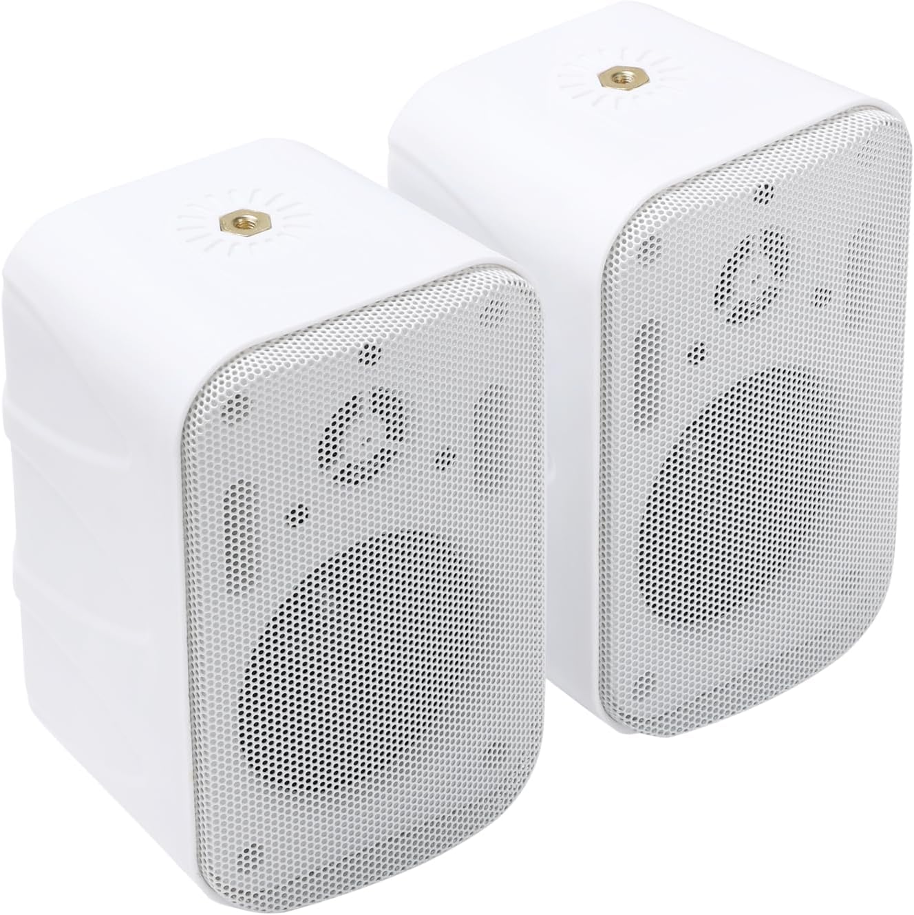 Diinpaul 3.5 inch Outdoor Speakers Wired, Waterproof Wall Mount Speakers, Ideal for Patio, Poolside, Garage, Pair