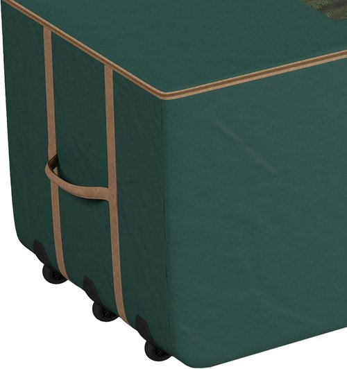 Elf Stor Rolling Storage Bag - 12FT Durable Bag with Handles & Wheels for Cushions, Clothes & More | Green