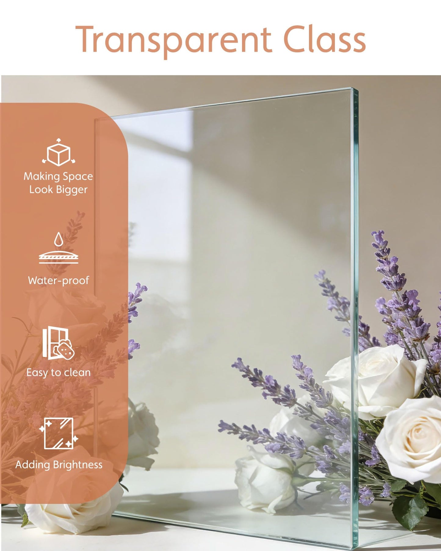 24"x 80" 10-Lite Clear Glass French Interior Slab Door, Solid Core Wood with MDF Door Panel for Bedroom Closet Laundry Pantry Bathroom White Pre-Finished Surface Paintable, w/o Hardware
