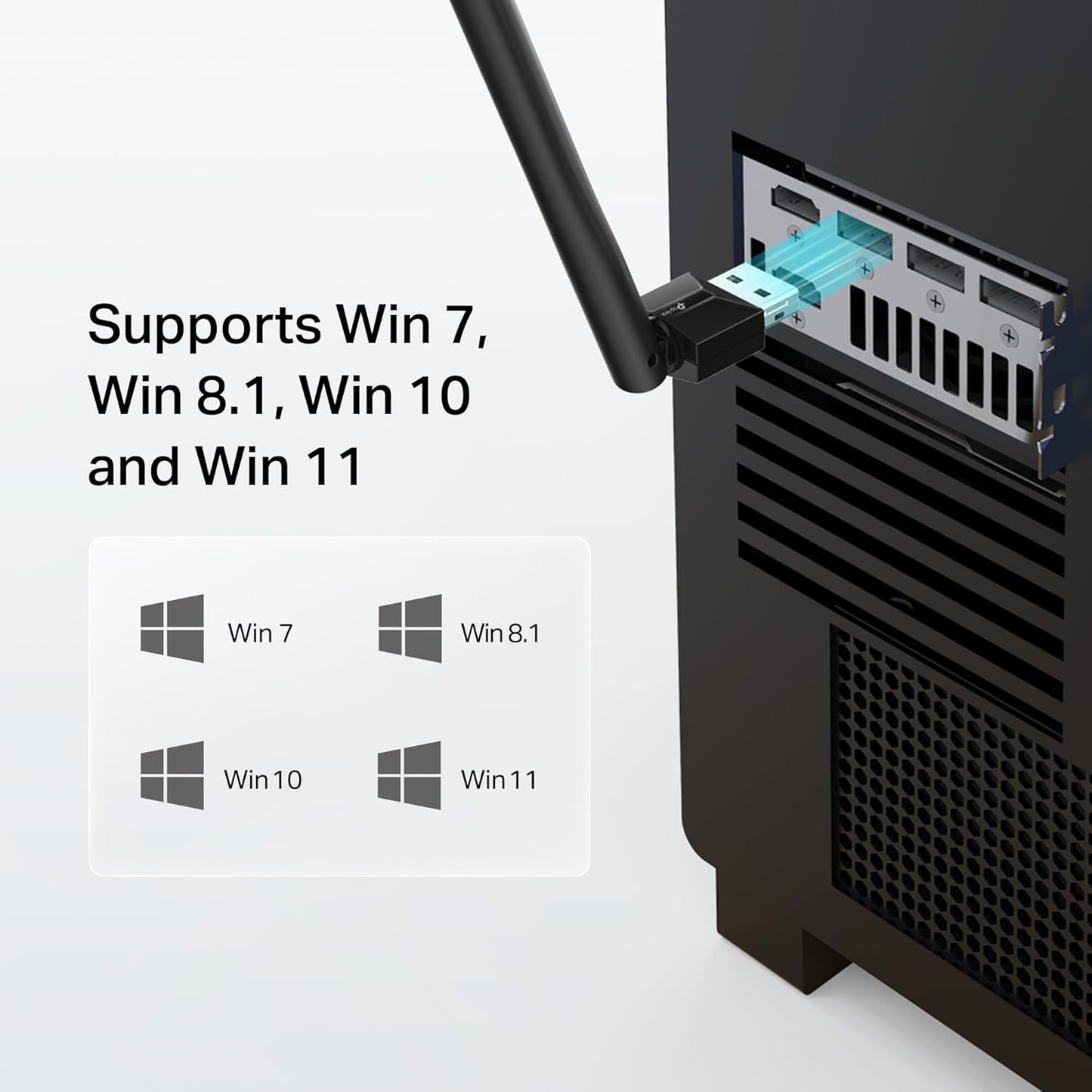 TP-Link 5.3 11/10/8.1/7 (UB500 USB Bluetooth Adapter for PC, Bluetooth Long Range Receiver, Plug and Play, Adjustable
