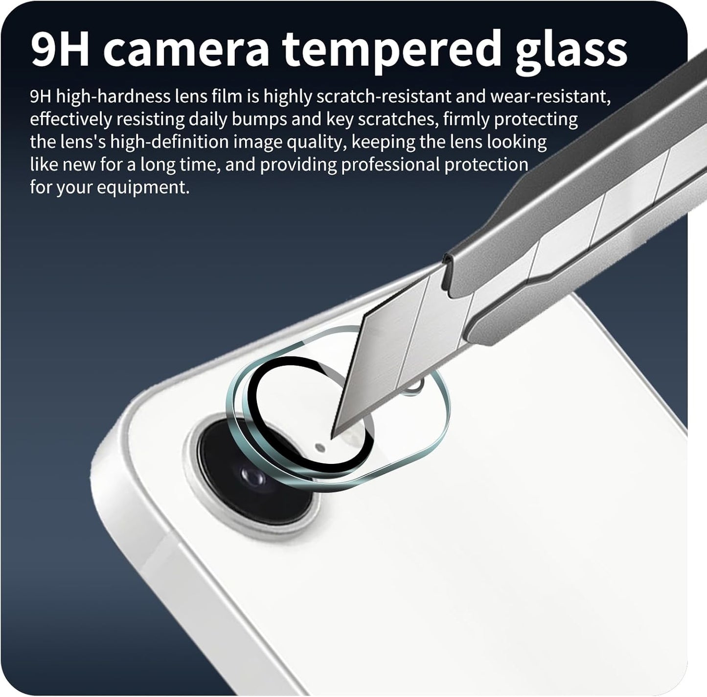 4-Pack 17e/16e, 9H Camera Lens Protector for iPhone Tempered Glass Camera Cover Screen Protector Accessories, HD