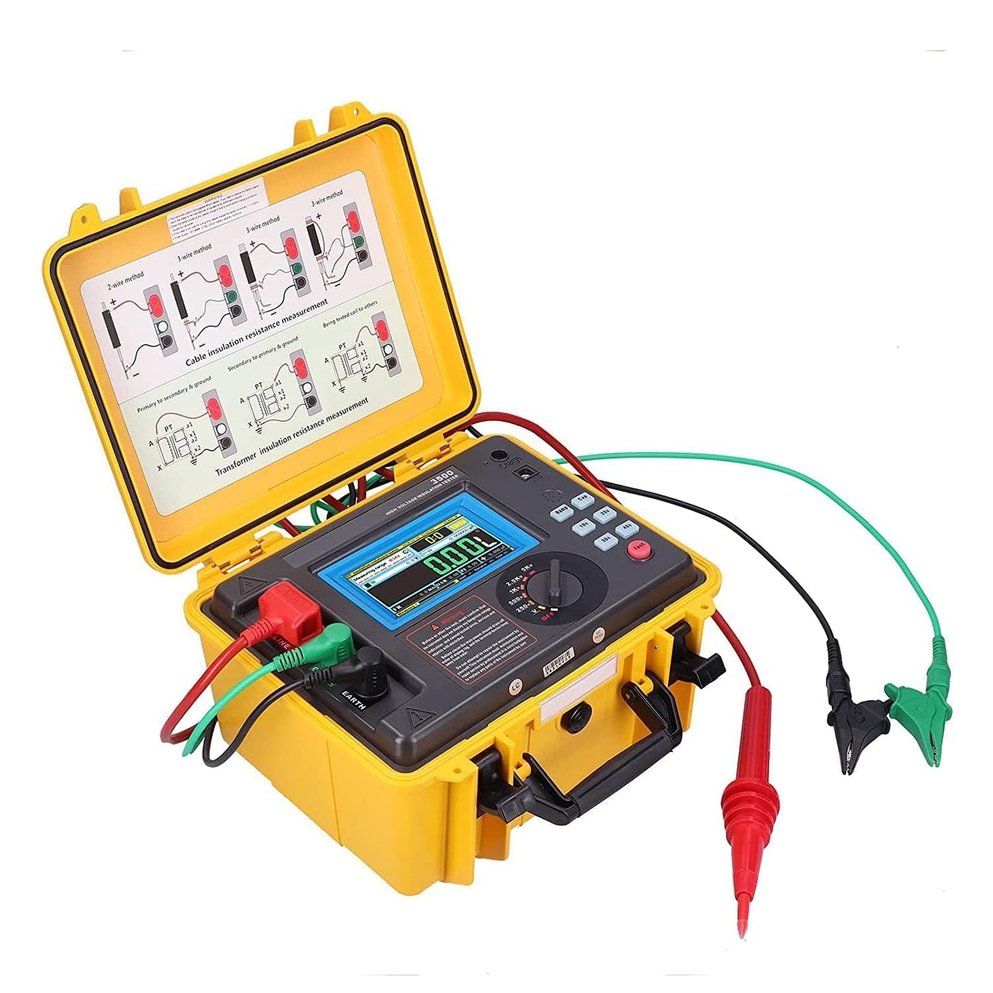 ETCR ETCR3500 5KV High Voltage Insulation Tester Megohm Meter 5TΩ 5mA