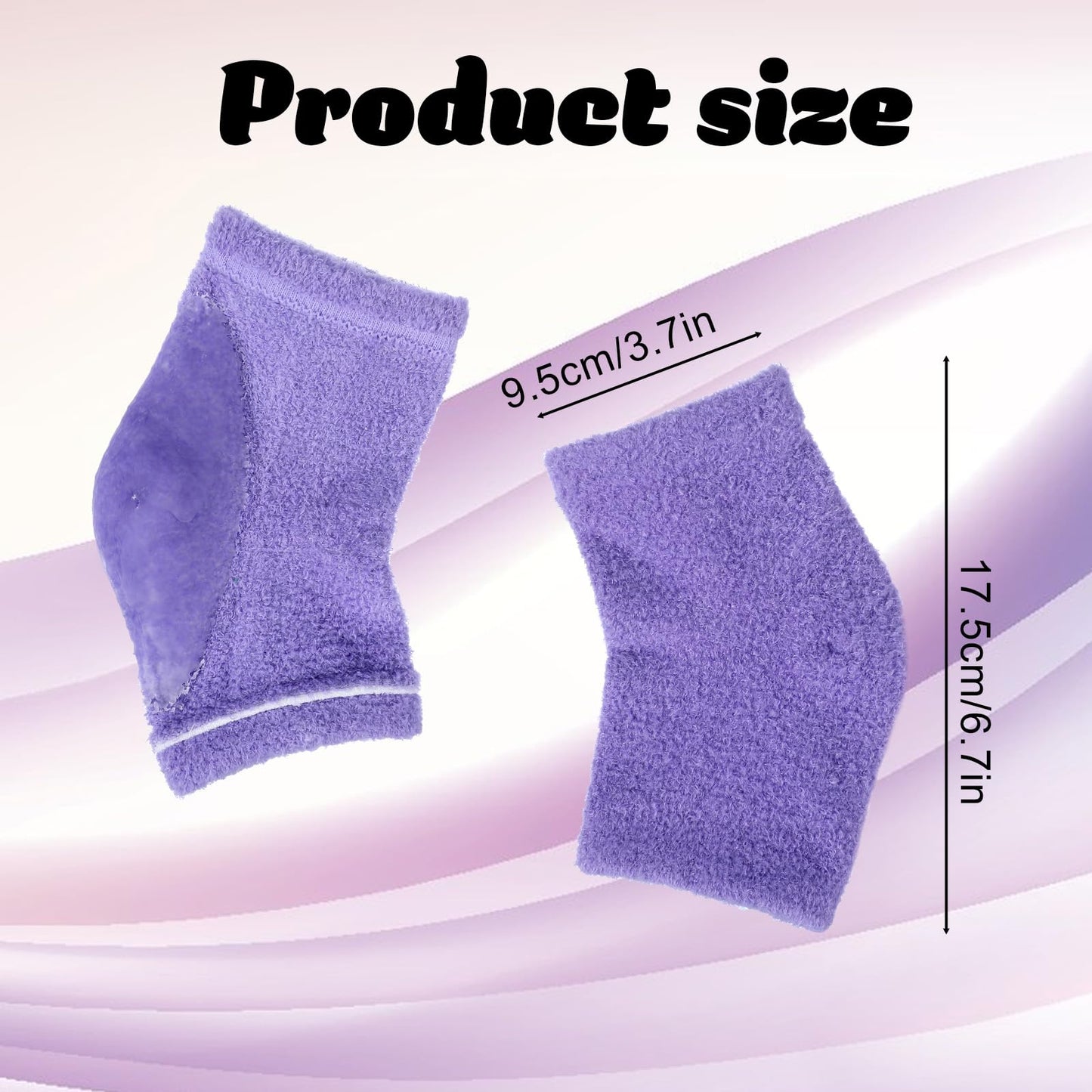 Classicseali 2 Pairs Elbow Moisturizing Sleeve,Elbow Pads for Women with Beauty Gel Moisturizing, Elbows Protectors for Elderly, for Moist Chapped Dry Skin Care,Cover Heel Socks,Elbows Sleeves