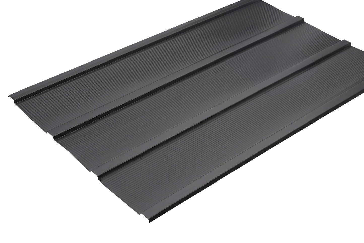 Arrow Set of 8 Galvanized Steel 2x4 Ft Corrugated Metal Panels for DIY Shed, Garage, Carport, and Mobile Home Projects, Made in USA, Anthracite