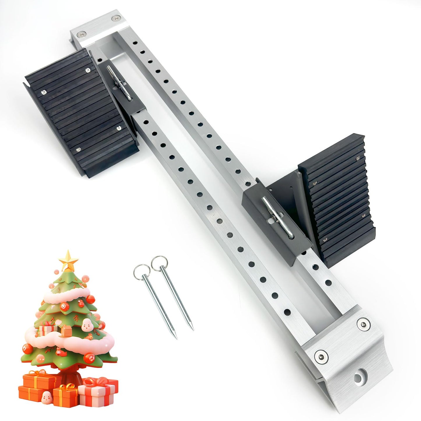 Supvision 30In Lightning Starting Block Sprinter Pedals 6 Angle Adjustable Sprinter Track and Field Aluminum Suitable for Plastic Runway Cinder Track