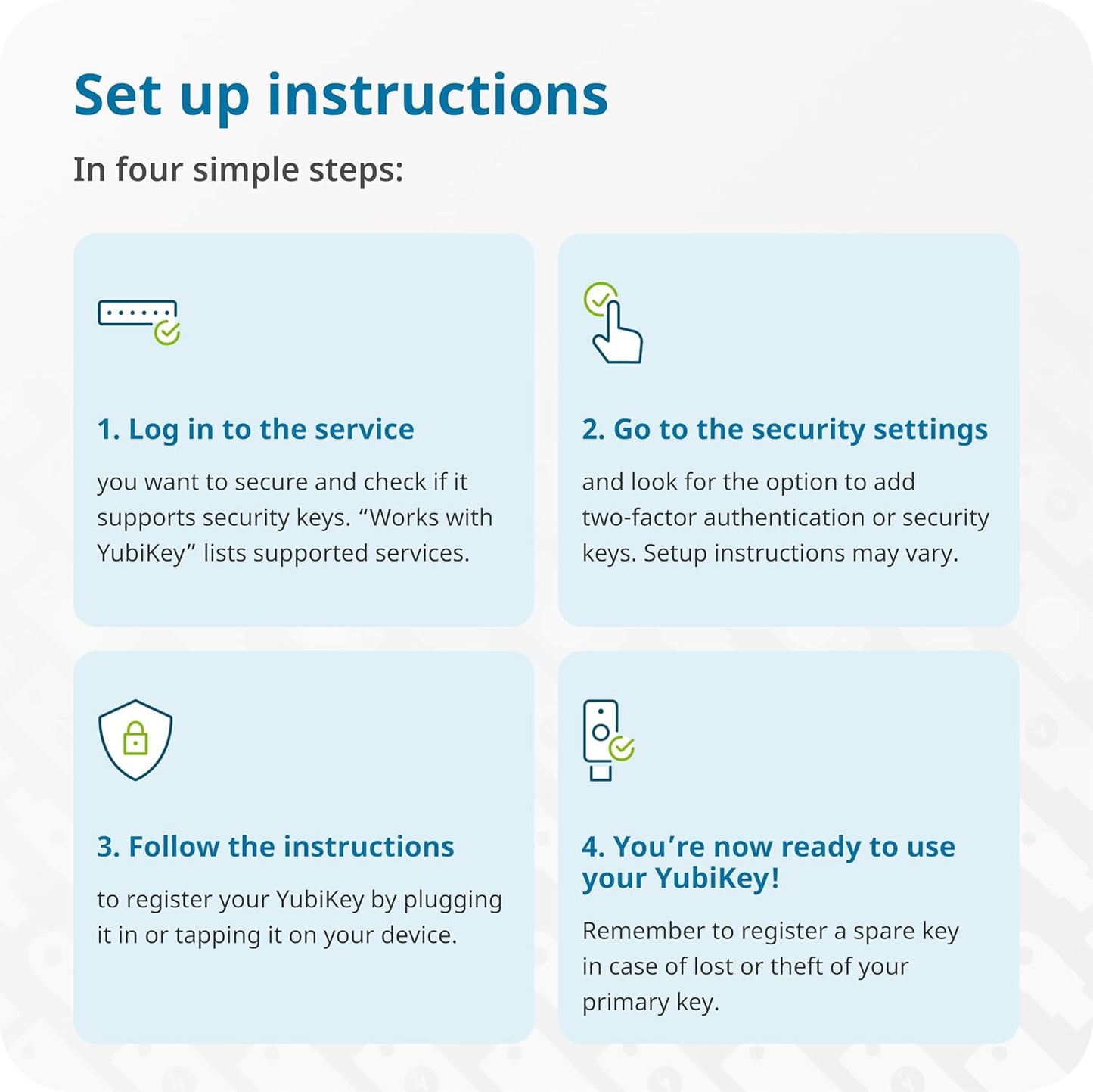 Yubico - Security Key NFC - Basic Compatibility - Multi-factor authentication (MFA) Security Key, Connect via USB-A