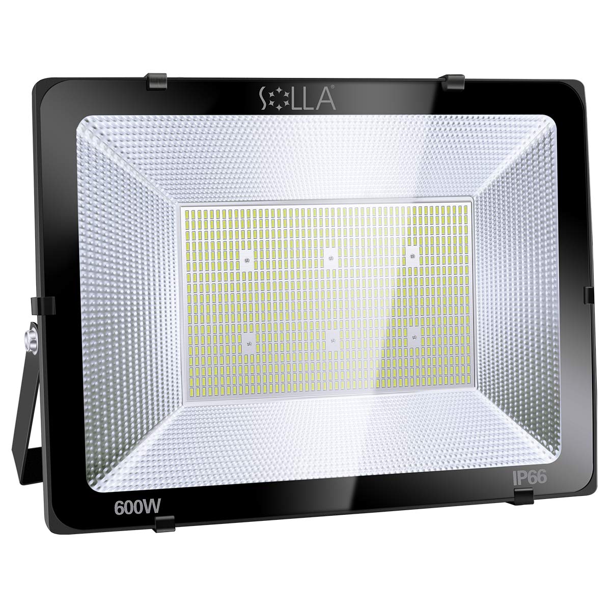 600W LED Stadium Flood Light Outdoor, 3300W Equivalent, 48000LM Super Bright LED Exterior Arena Light, IP66 Waterproof, 6000K Daylight White, Commercial Lighting for Sports Fields and Counts