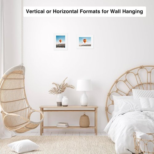 JCJMY 3x4 Picture Frame - Black Tabletop & Wall Display | Shatter-Resistant Plexiglass