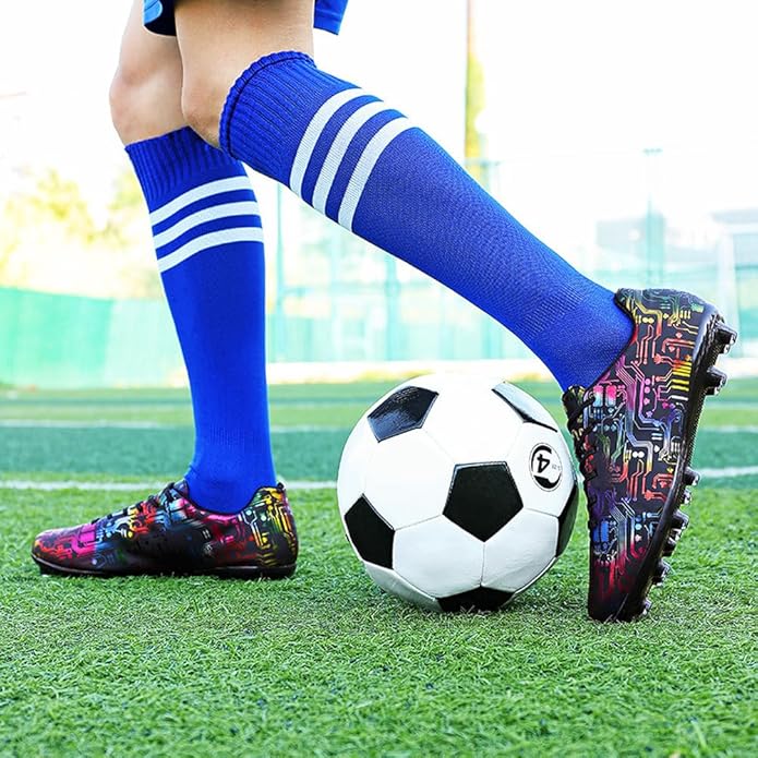 Unisex Low Top AG Sports Soccer Cleats Training Shoes Non-Slip Wear Resistant Football Shoes