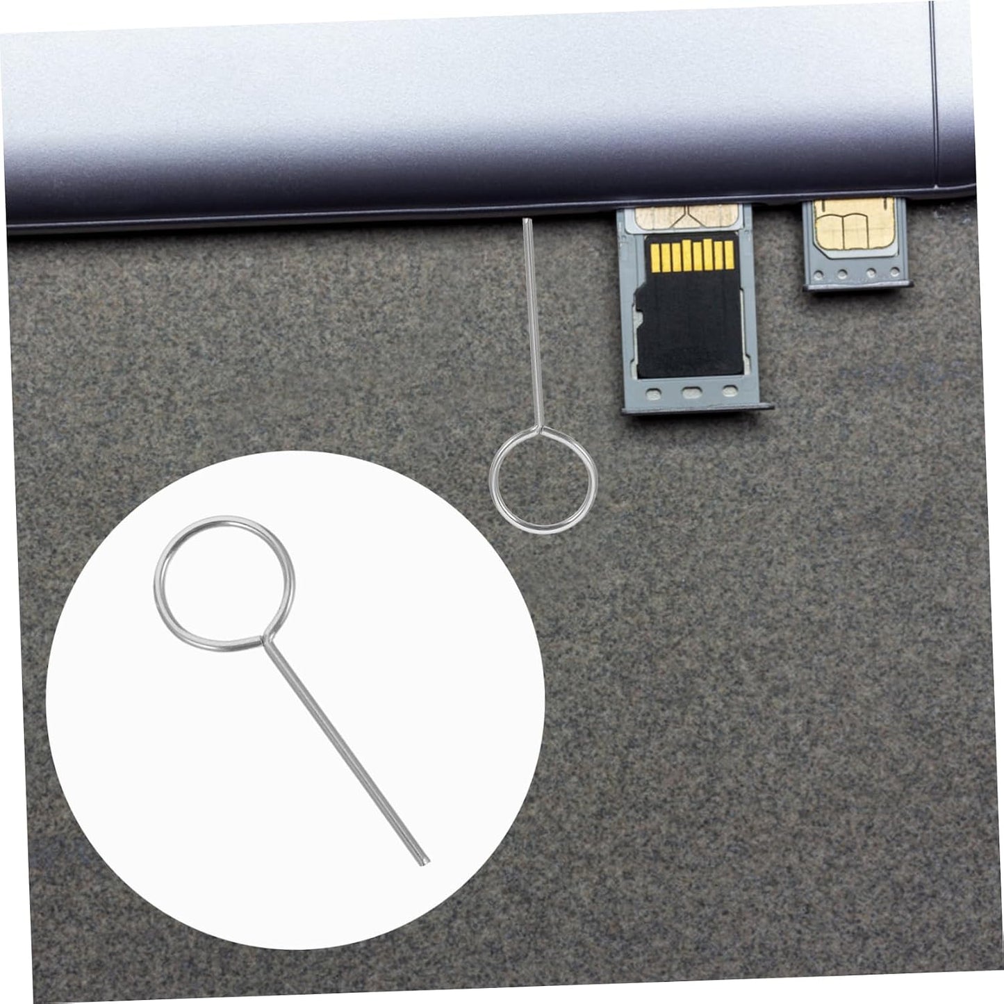 500pcs Housoutil Sim Ejector Tool for Mobile Phones Card Tray Removers for and More Easy to Use Sim Card Opener