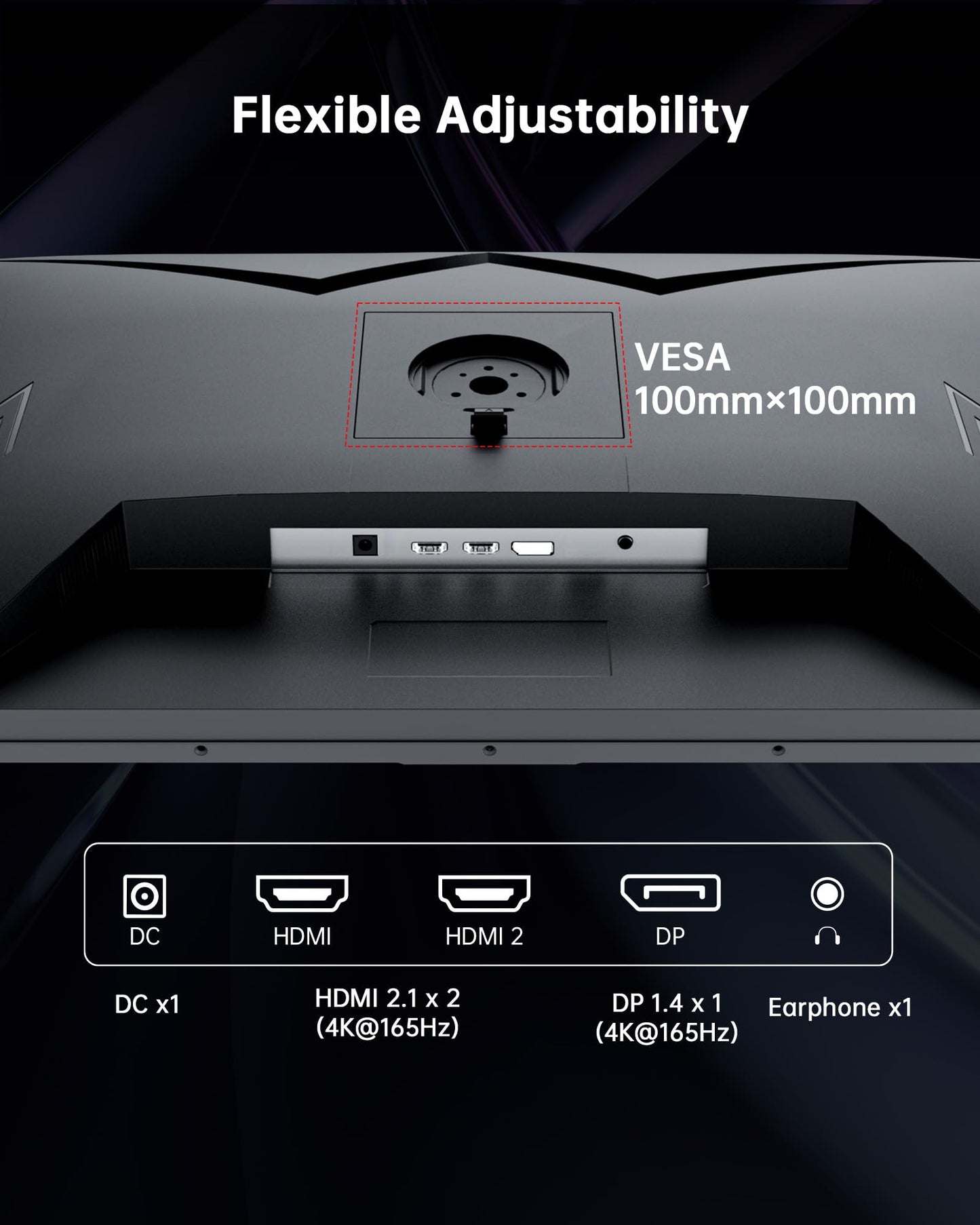 KTC 32 Inch 4K Gaming Monitor, 165Hz UHD (3840x2160P) Fast IPS Screen, 1ms (MPRT), Adaptive Sync, 3000:1 Contrast,121% sRGB,HDMI 2.1 Display Port 1.4, Tilt/Height Adjustment, VESA Mount, H32P22P