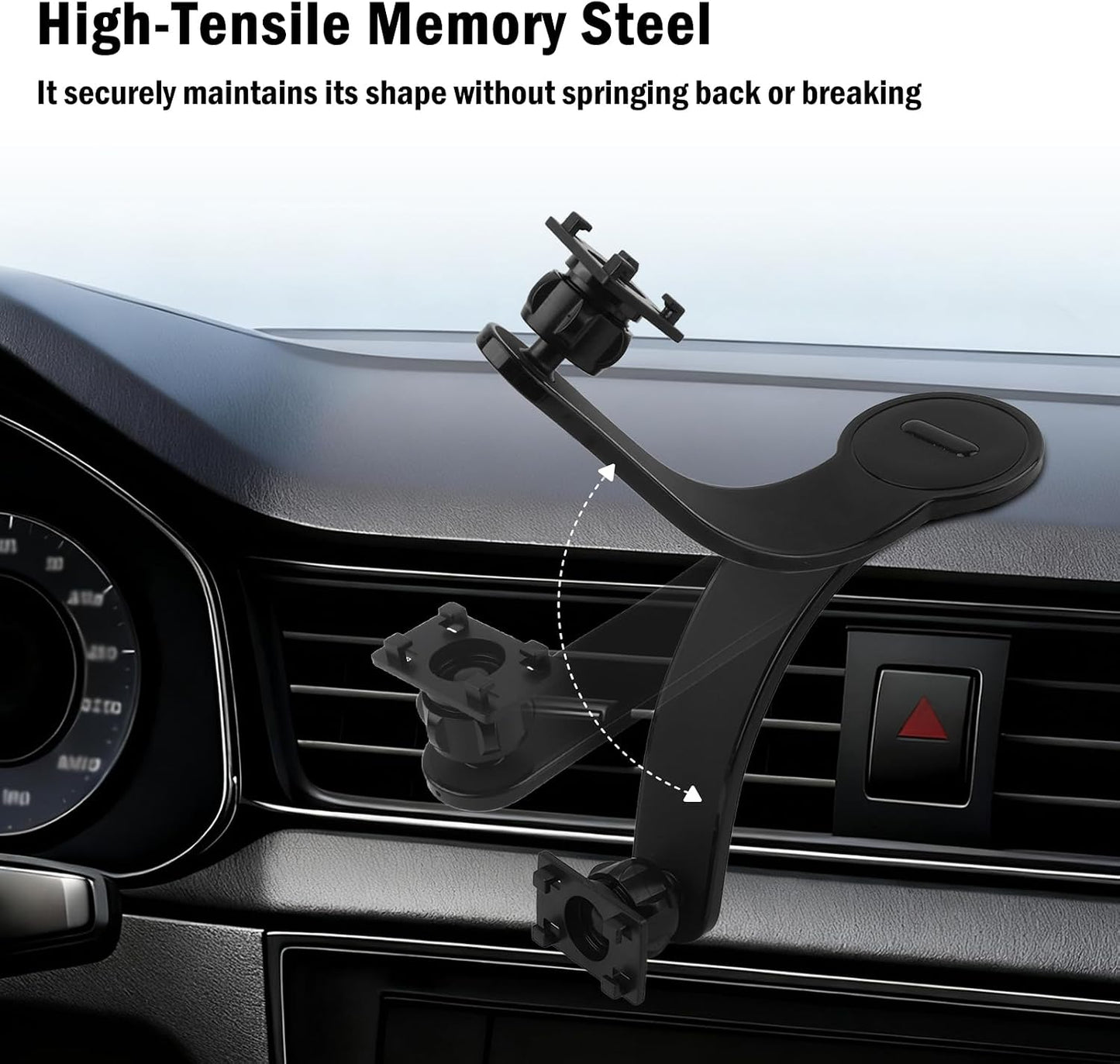 YGDMD 2026 360 New Backup Camera Monitor Mount,Car Backup Camera Mount with Swivel Ball Head & Bendable Arm,Strong