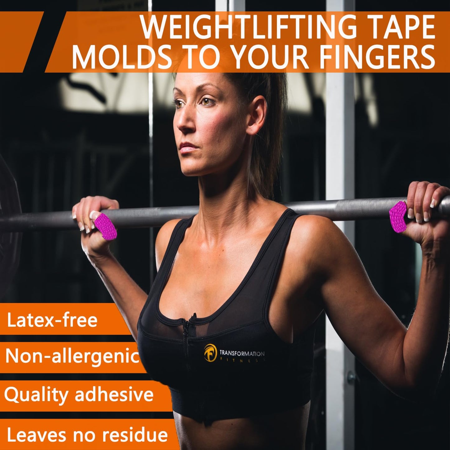 ANAMPION 4 Roll Lifting Thumb Tape for Olympic Weightlifting Gym & Hook Grip Tape for Powerlifting, Cross Training, Gym Tape, Workout, Weight Lifting Tape, Athletic Finger Wrap 1.5inch*7 Yard