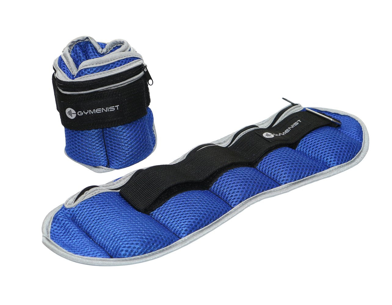 GYMENIST Ankle and Wrist Weights Adjustble Size The Weight Can Also Be Adjusted (4 - LB)