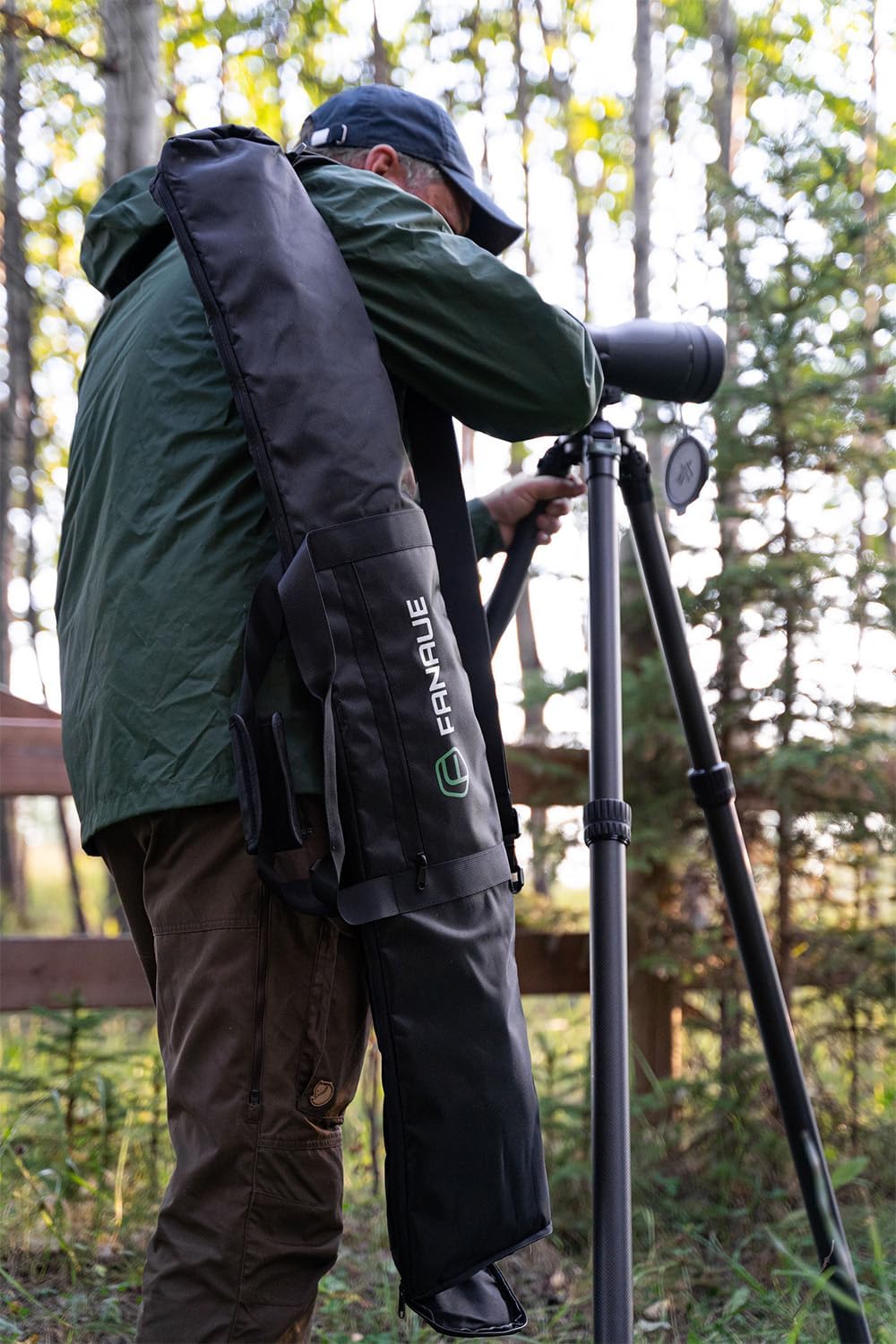 Compartments,39.4x9.8x9.8in Fanaue Tripod Case with Heavy Duty Tripod Bag with Shoulder Straps,All Padded Carrying Case