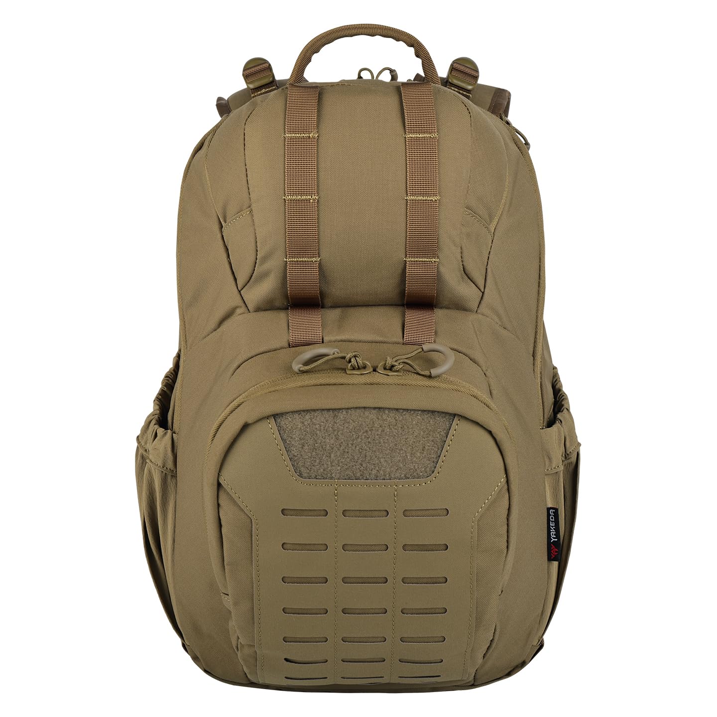 BOMTURN Military Tactical Backpack, Small Army Molle Bag 2 Day Assault Pack 20L with Bottle Holders