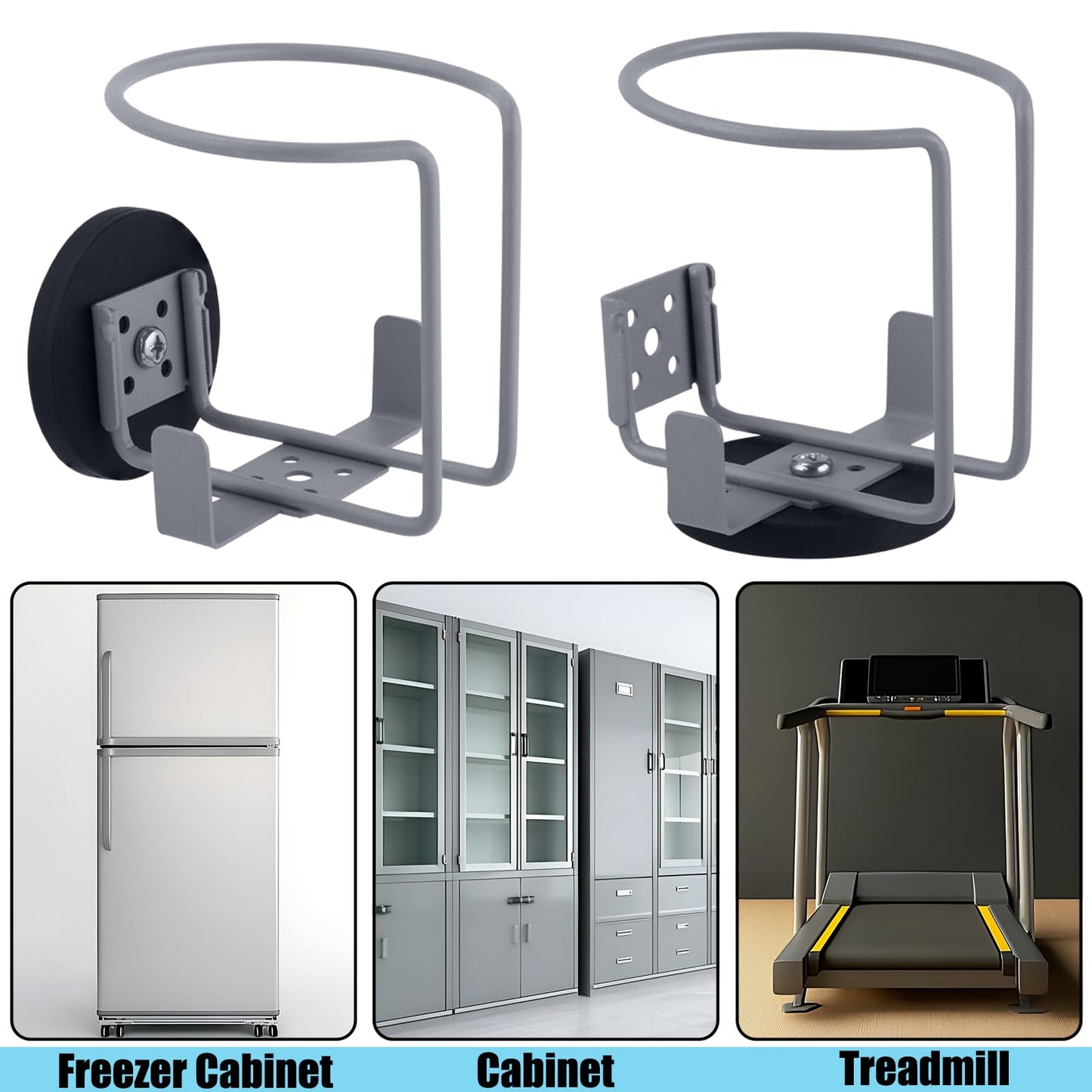 Magnetic Cup Holder, Convenient to Carry, Suitable for Magnetic Beverage Holders Used on Tractors, Lawn mowers, Boats, Trucks, School Buses, refrigerators and Treadmills. Cup Holder