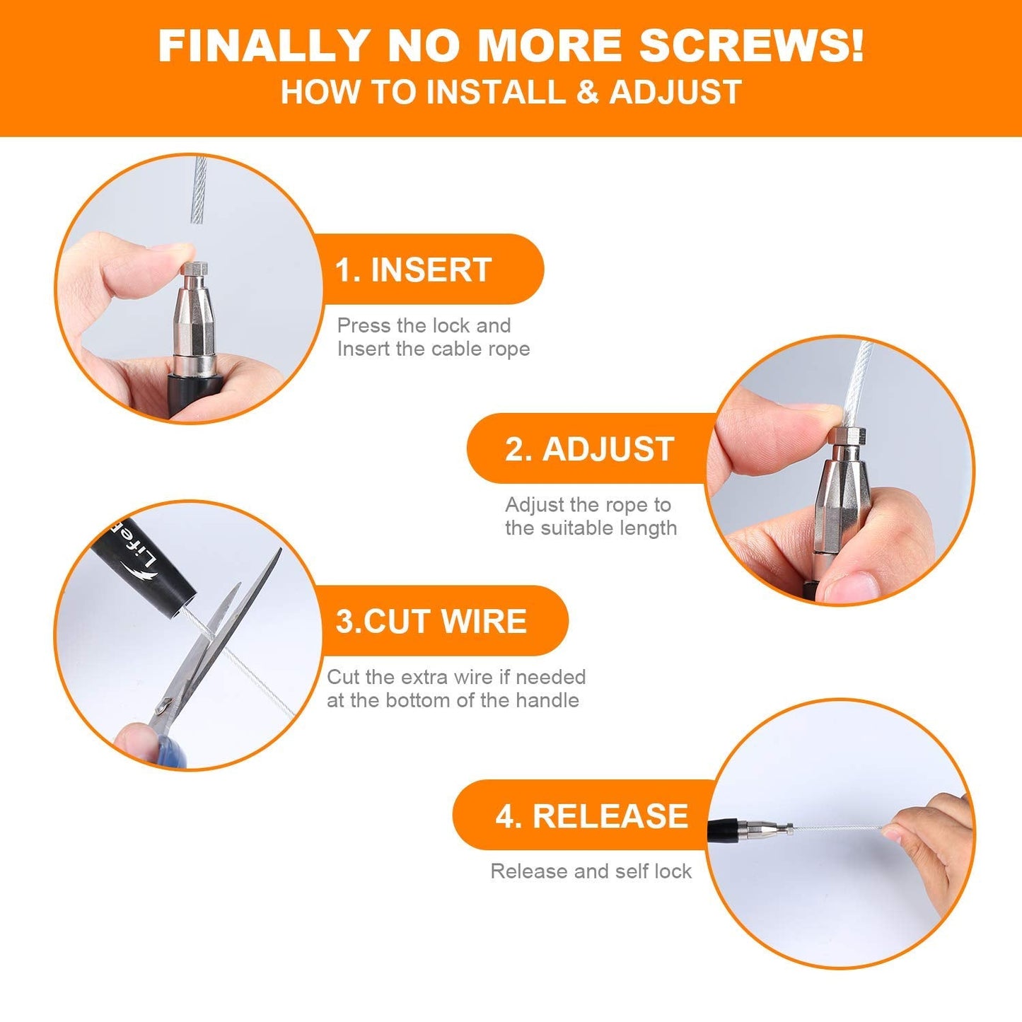 New 2026 Version Jump Rope, High Speed Weighted Jump Rope - Premium Quality Tangle-Free - Self-Locking Screw-Free Design - Jump Ropes for Fitness - Skipping Rope for Workout Fitness, Crossfit & Home Exercises (Black)