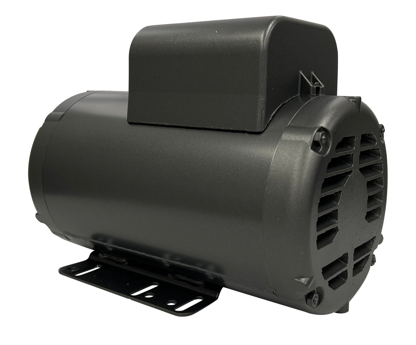 BALDOR 5HP AIR COMPRESSOR ELECTRIC MOTOR, 56HZ FRAME, 3450RPM, 208/230V, SINGLE-PHASE, 7/8" SHAFT, 1.15 SERVICE FACTOR MADE IN USA