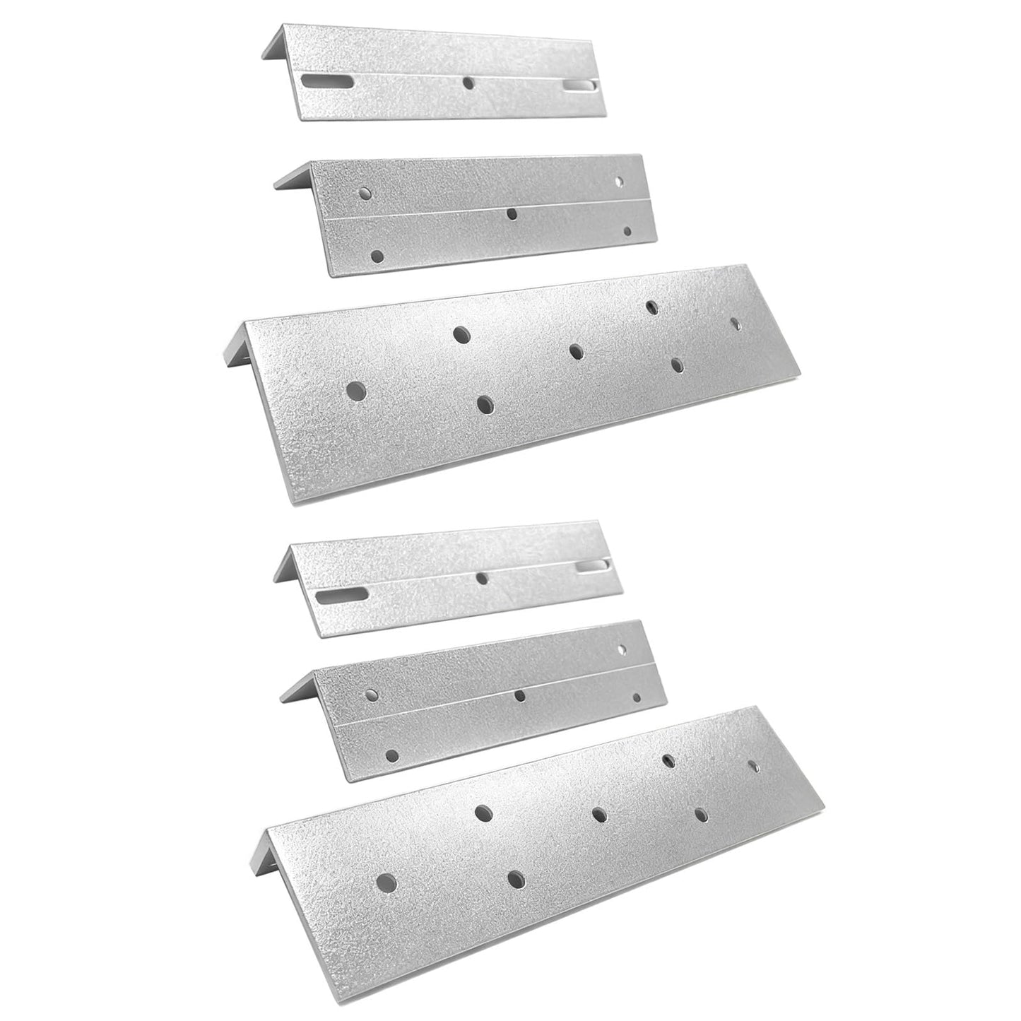Double Door Electromagnetic Lock with Z and L Bracket 350KG 800LBS Holding Force 5-Wire with Signal Feedback Double Door Magnetic Lock 12V DC Fail Safe NC Mode for Access Control System