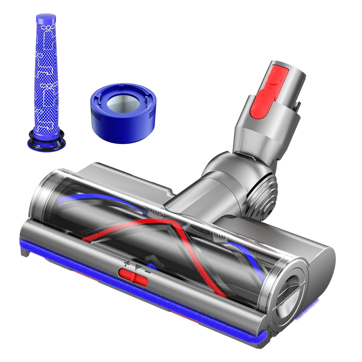 Nukisa Upgrade Vacuum Head Replacement Compatible with Dyson V7 V8 Vacuum