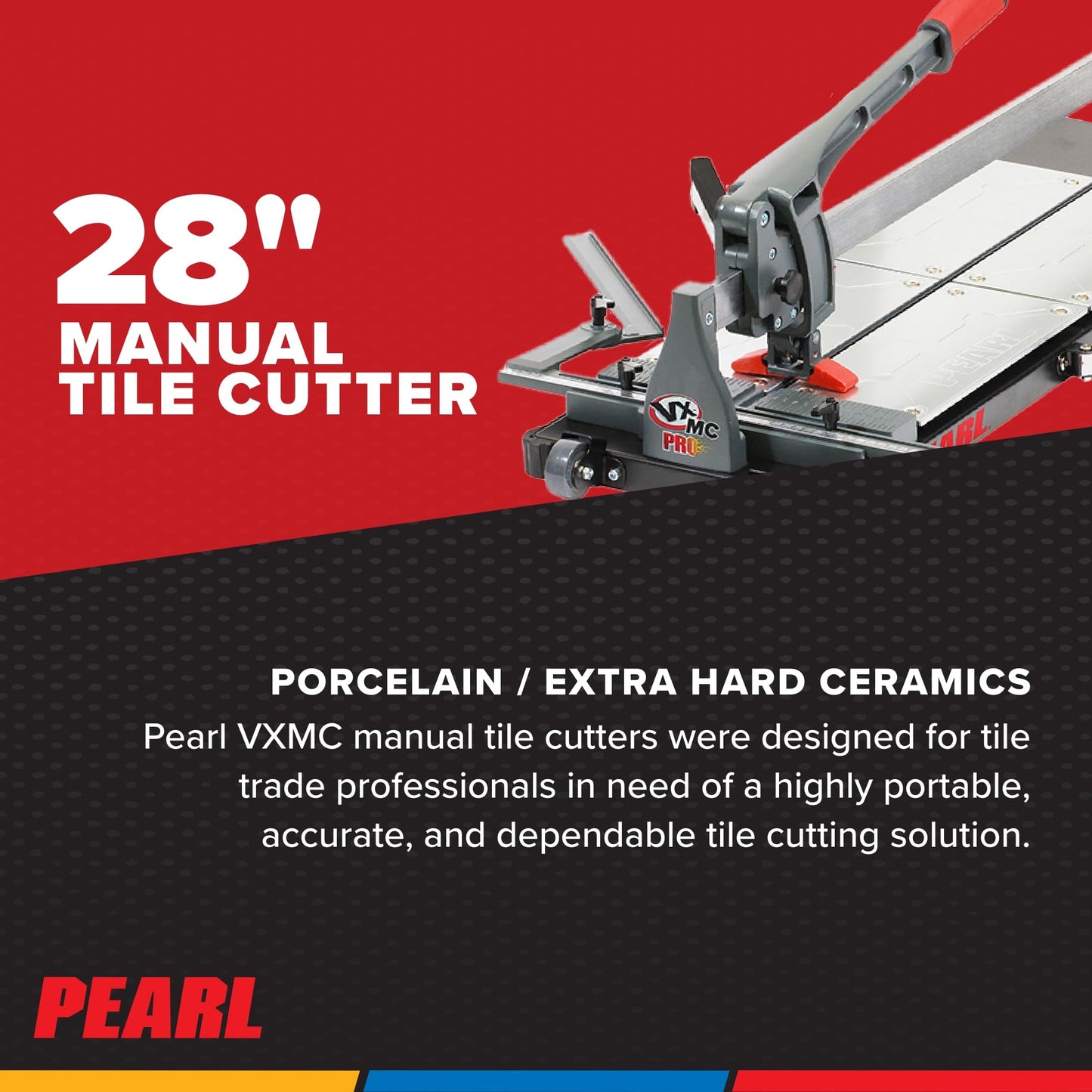 PEARL ABRASIVE CO. VXMCPRO Tile Cutter With Wheels