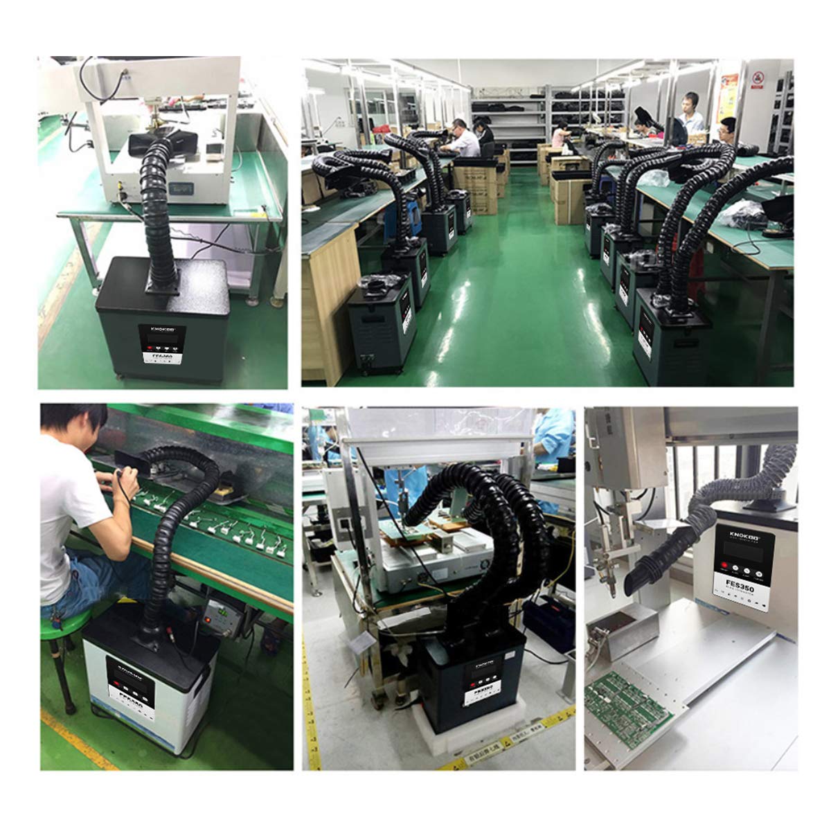 KNOKOO FES350 350W Fume Extractor for S1,M1 Ultra, F2 Ultra, D1 Pro 30W to 70W Laser Engraving, 420m³/h (247 CFM) Smoke Purifier with 7.7lbs Carbon Odor Removal for Medical Aesthetic Beauty, Welding