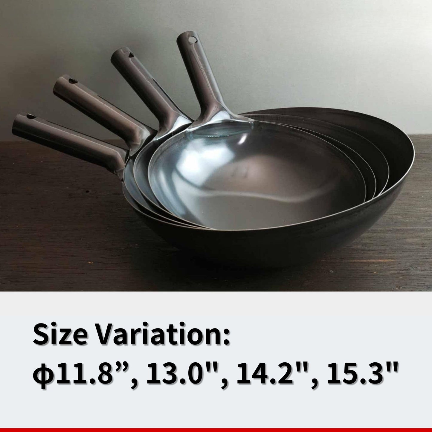 UPB Japan Kanda Iron Beijing Wok - Lightweight and Durable - Perfect for Authentic Japanese Cooking - 15.3 inch 39cm